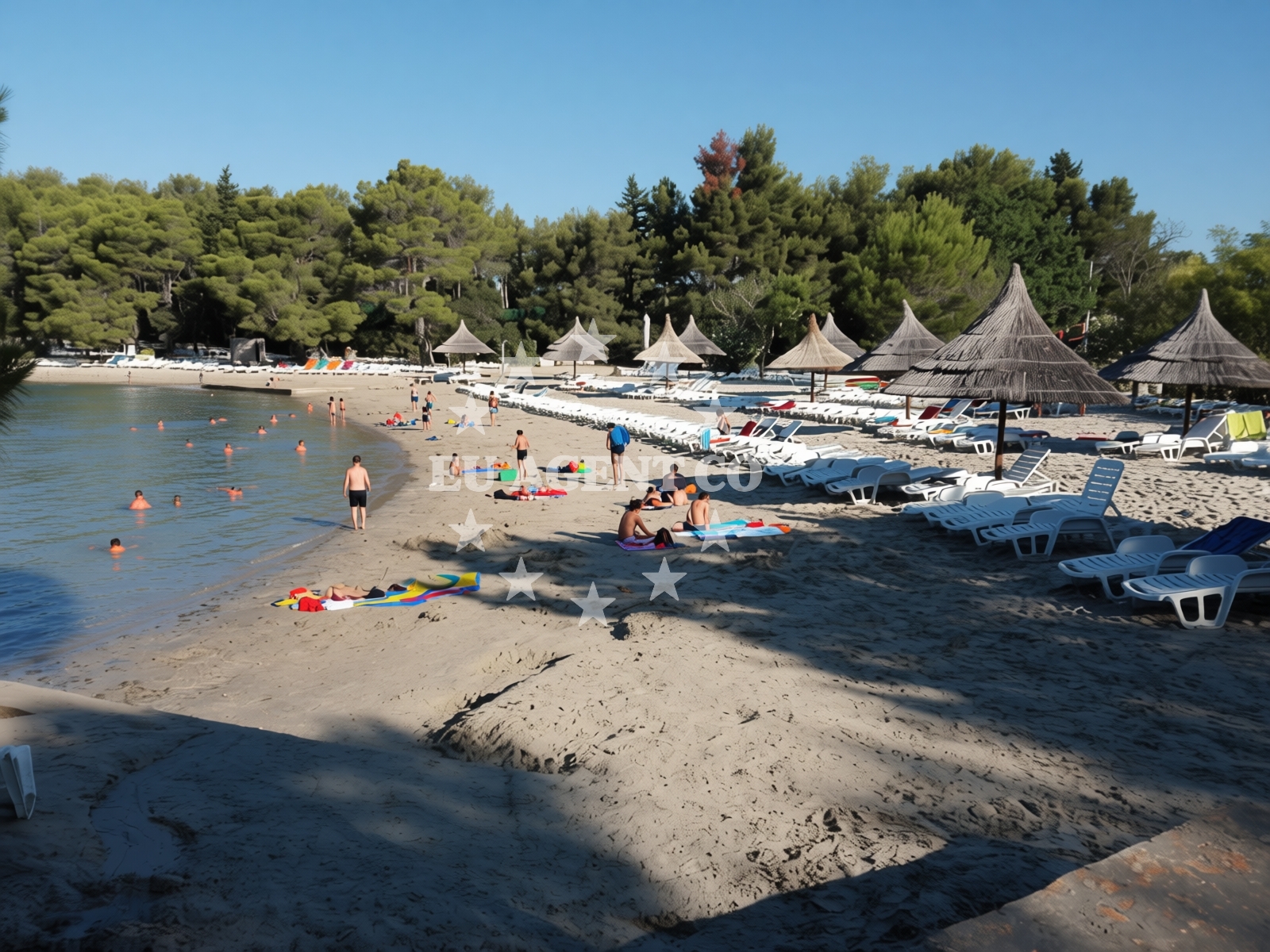 Additional view of Ciuleanu-Veres Beach in Brune Bušića, Pakoštane