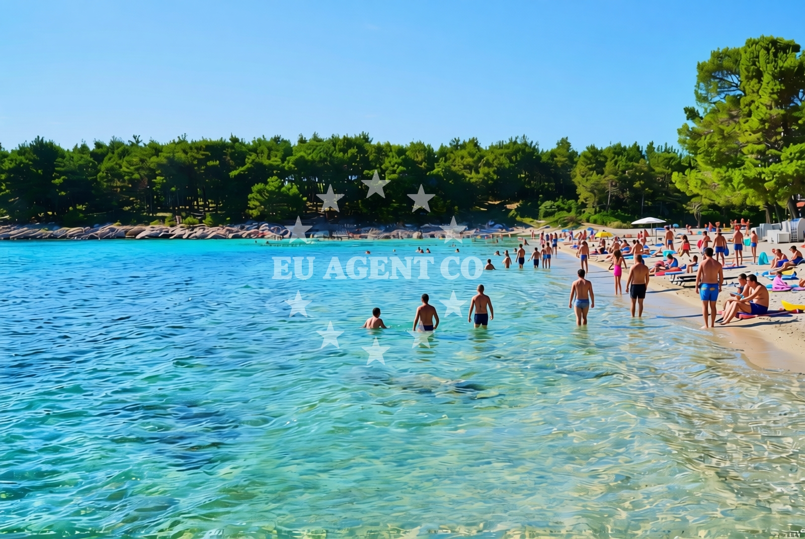 Additional view of Ciuleanu-Veres Beach in Brune Bušića, Pakoštane