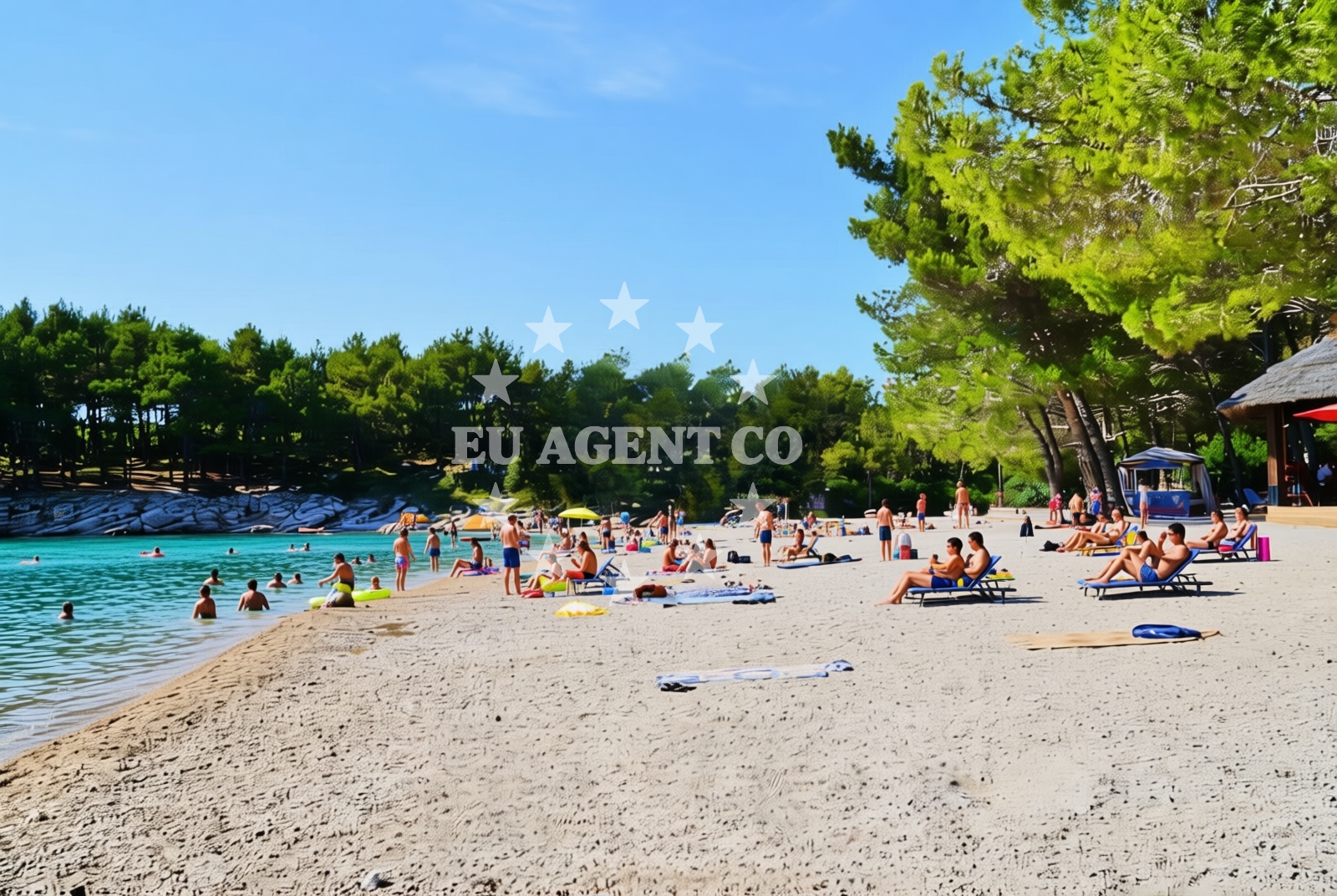 Additional view of Ciuleanu-Veres Beach in Brune Bušića, Pakoštane