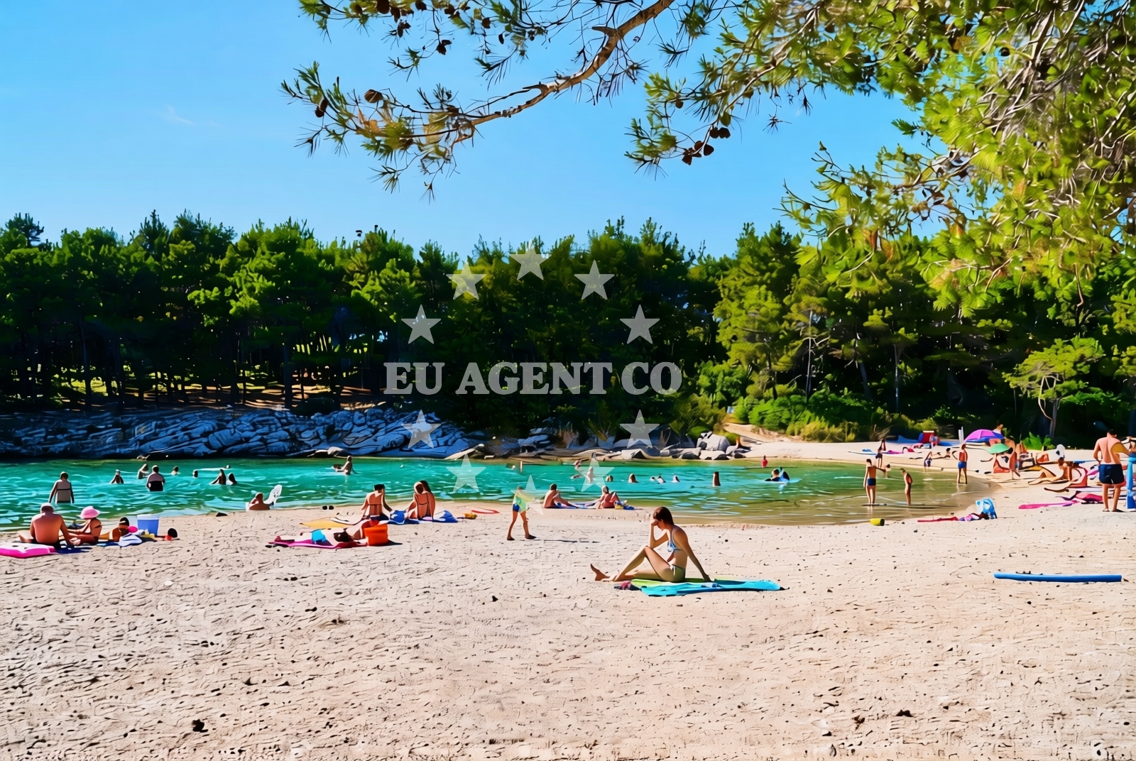 Additional view of Ciuleanu-Veres Beach in Brune Bušića, Pakoštane