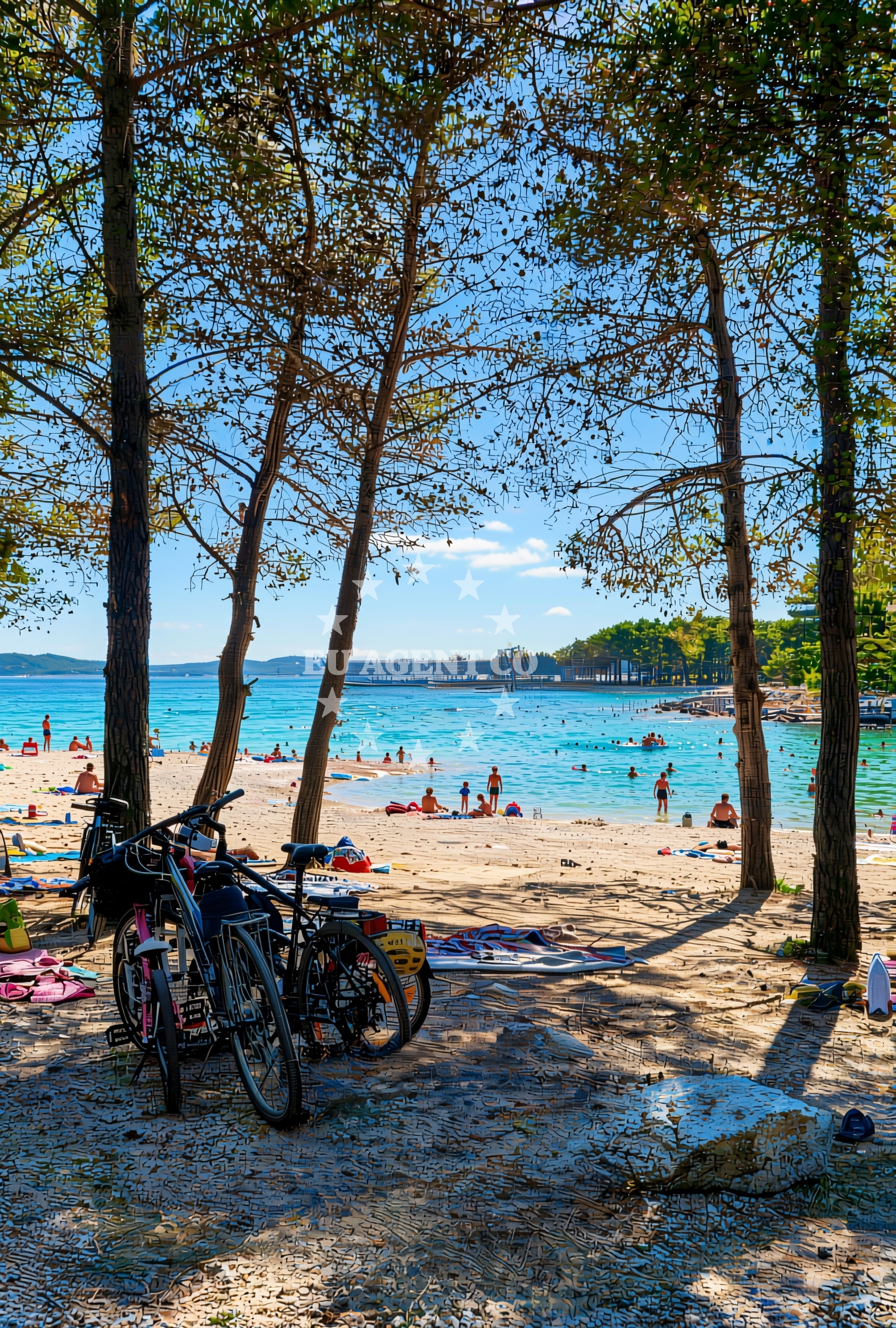Additional view of Ciuleanu-Veres Beach in Brune Bušića, Pakoštane