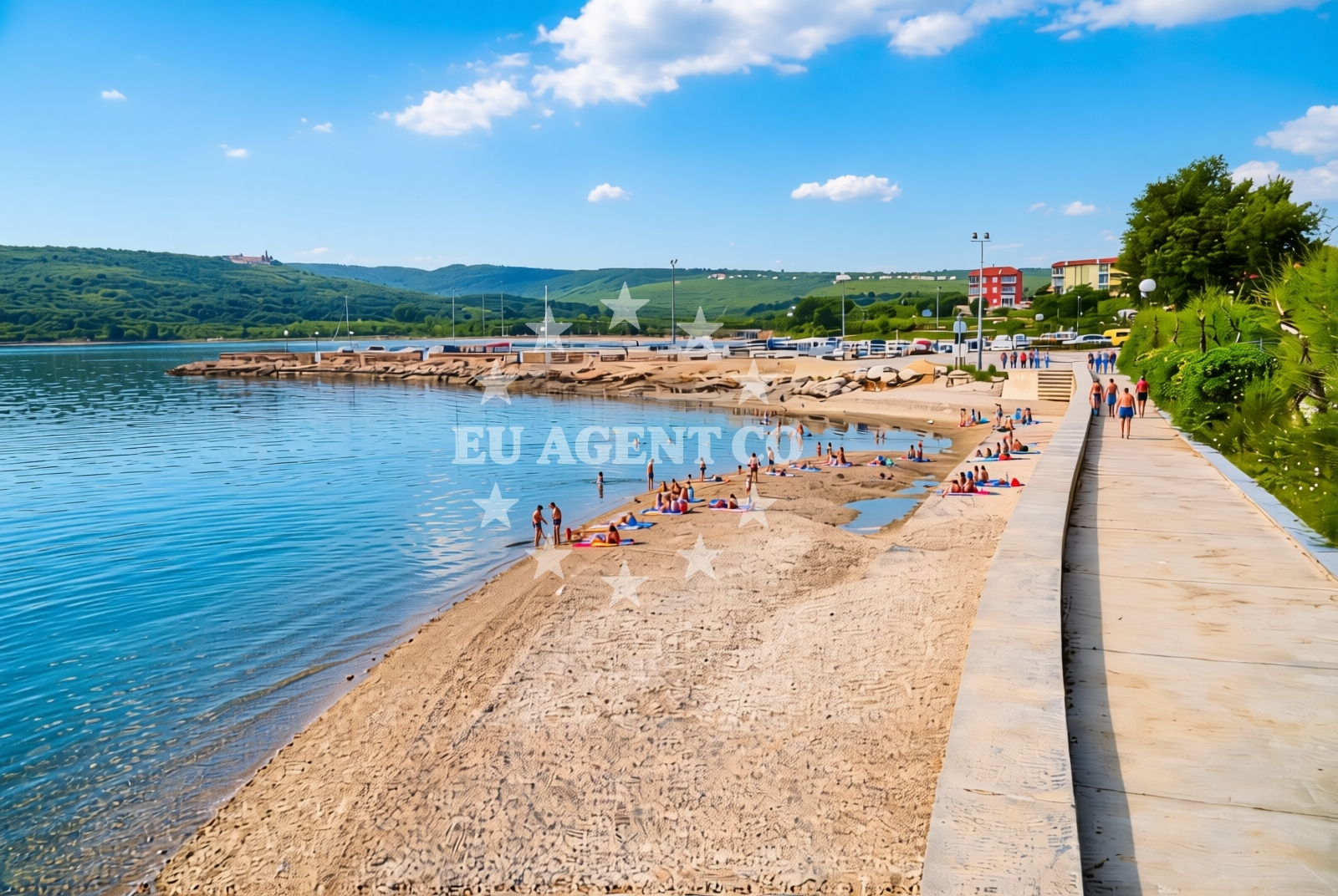 Additional view of Cizici beach in ?i?i?i 315, Čižići