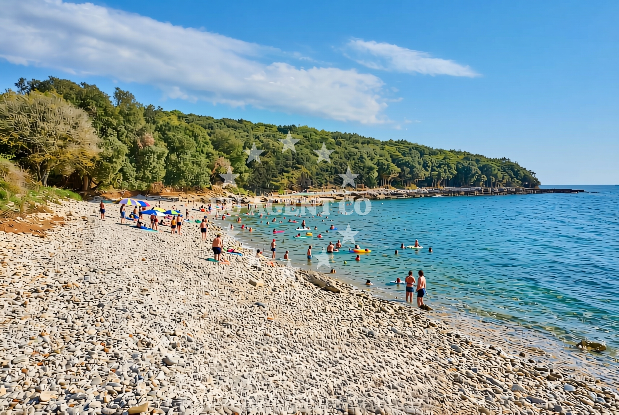 Additional view of Coala beach in Veštar 1, Rovinj
