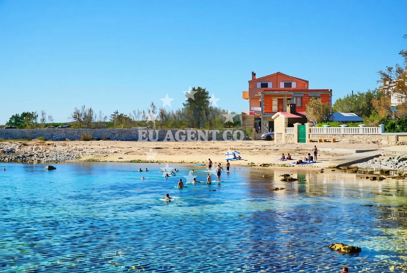 Additional view of Cochineal beach in 23 Kosljun, Košljun