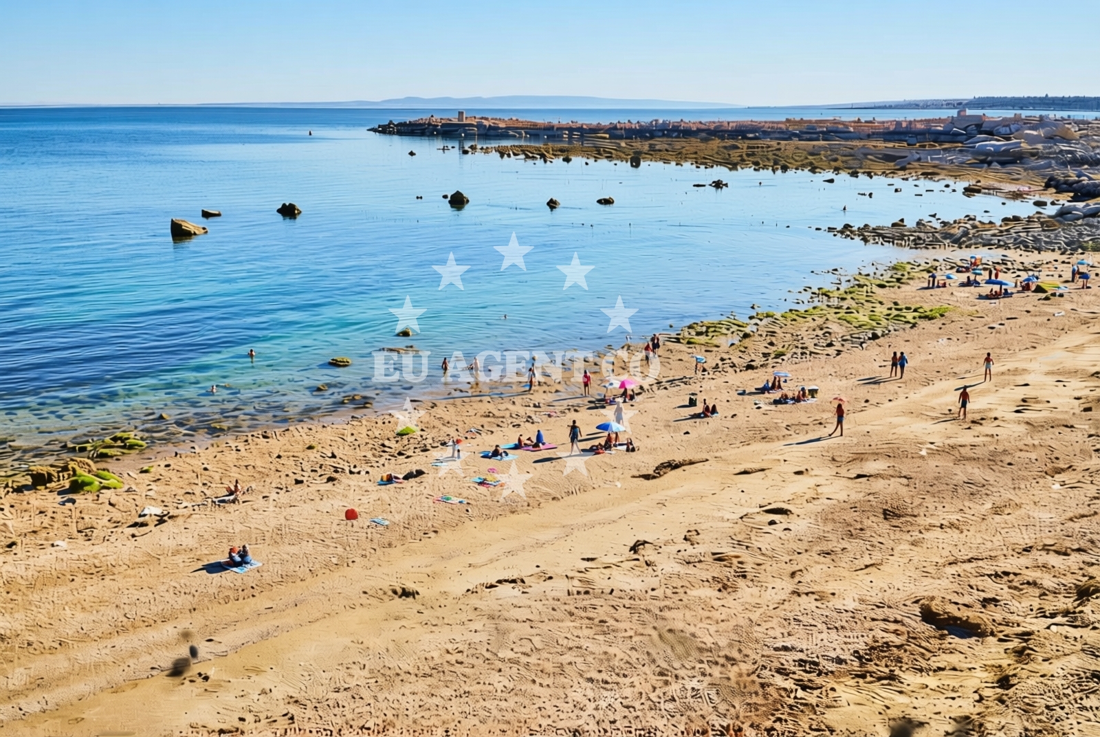 Additional view of Cochineal beach in 23 Kosljun, Košljun