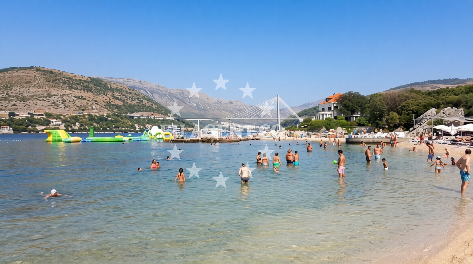 Sea and coastal view of Copacabana beach in Vatroslava Lisinskoga 41, Dubrovnik
