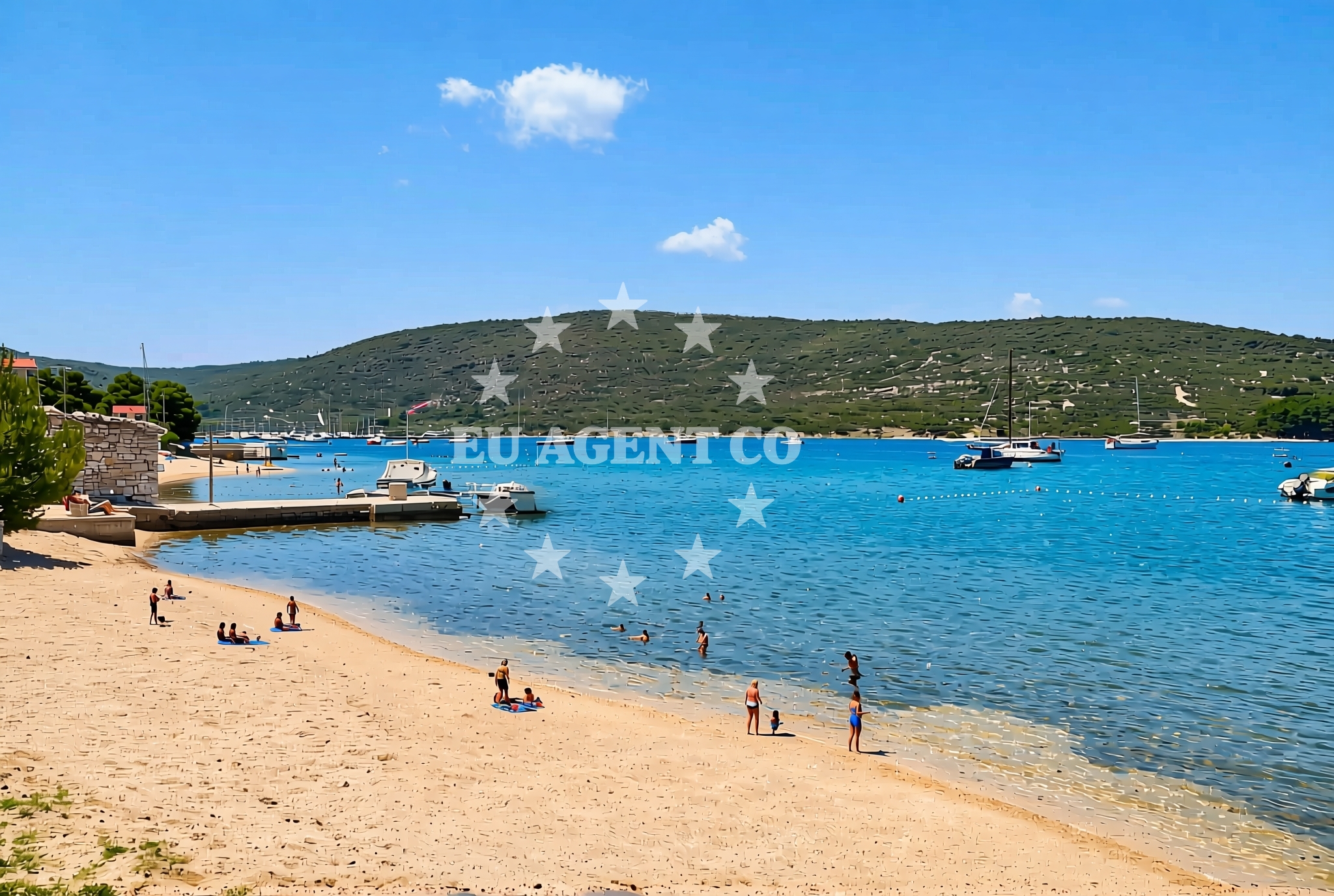 Shoreline and swimming area at Cres (Cres): beaches and coves (15) in Cres (Cres)