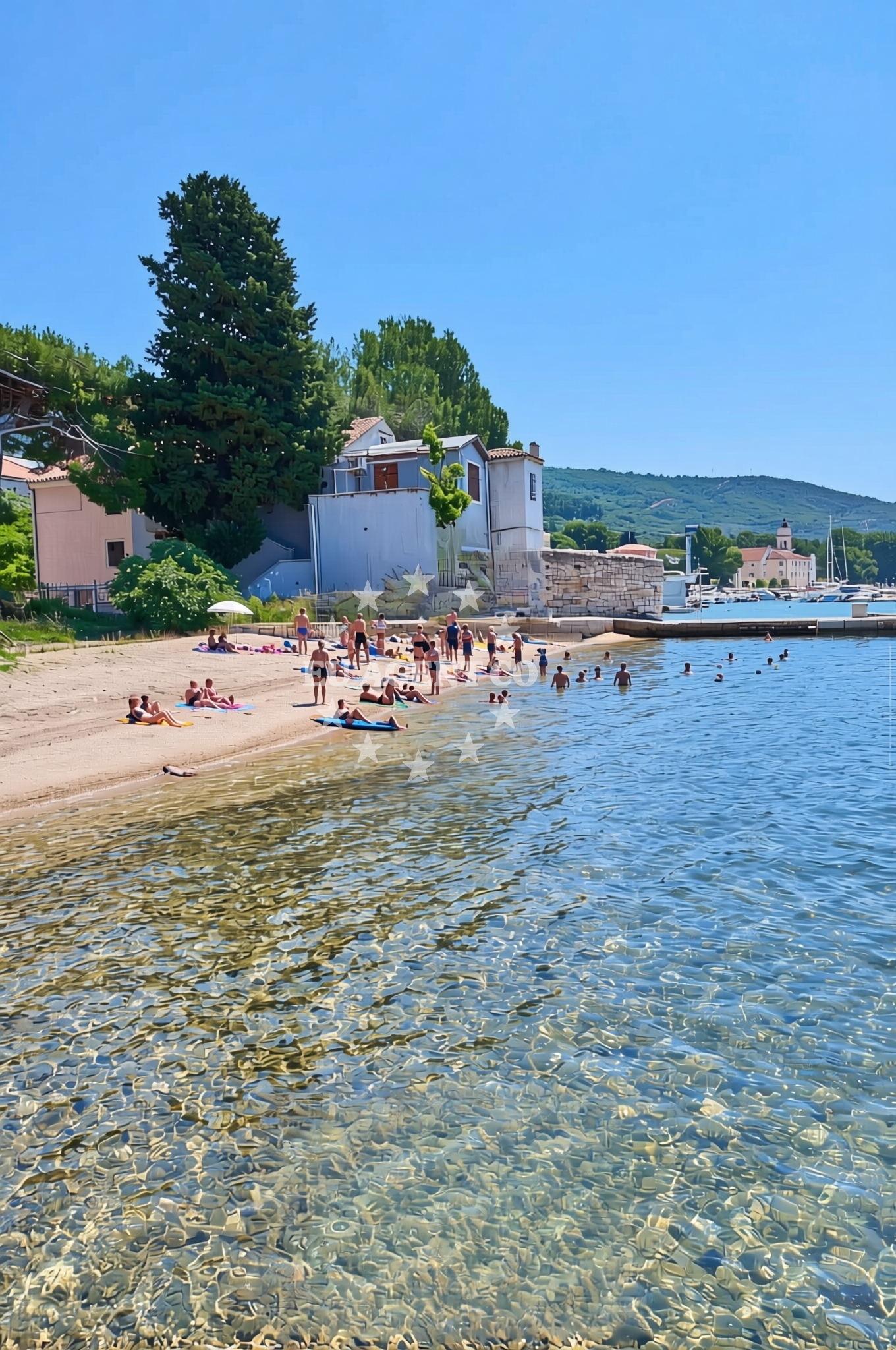 Beach facilities and surroundings at Cres (Cres): beaches and coves (15) in Cres (Cres)
