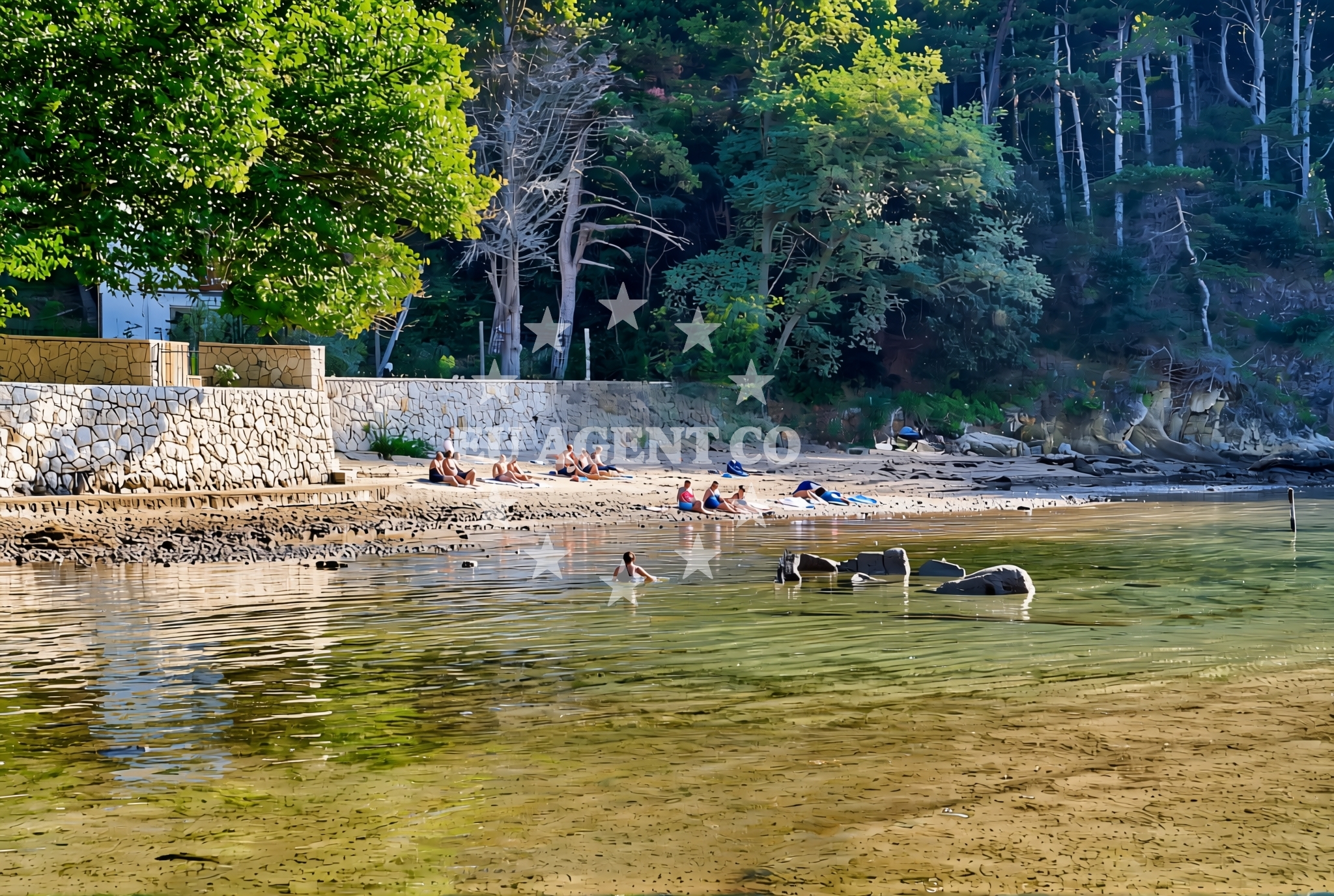 Additional view of Crikvena II beach in Lopar 30 A, Lopar