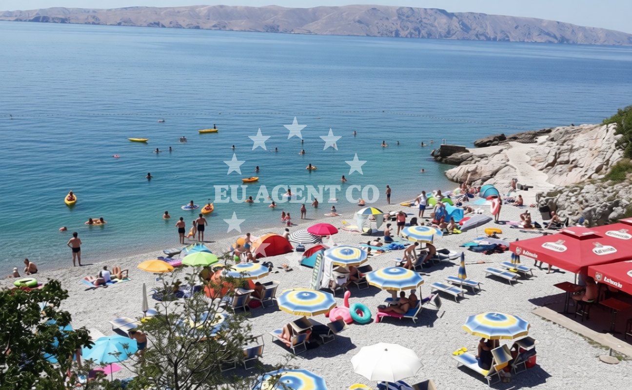 Additional view of Crikvenica beach in , Senj