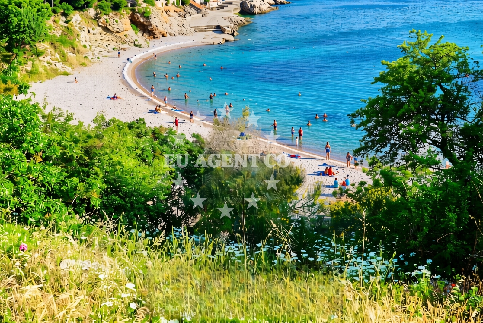 Additional view of Crikvenica beach in , Senj