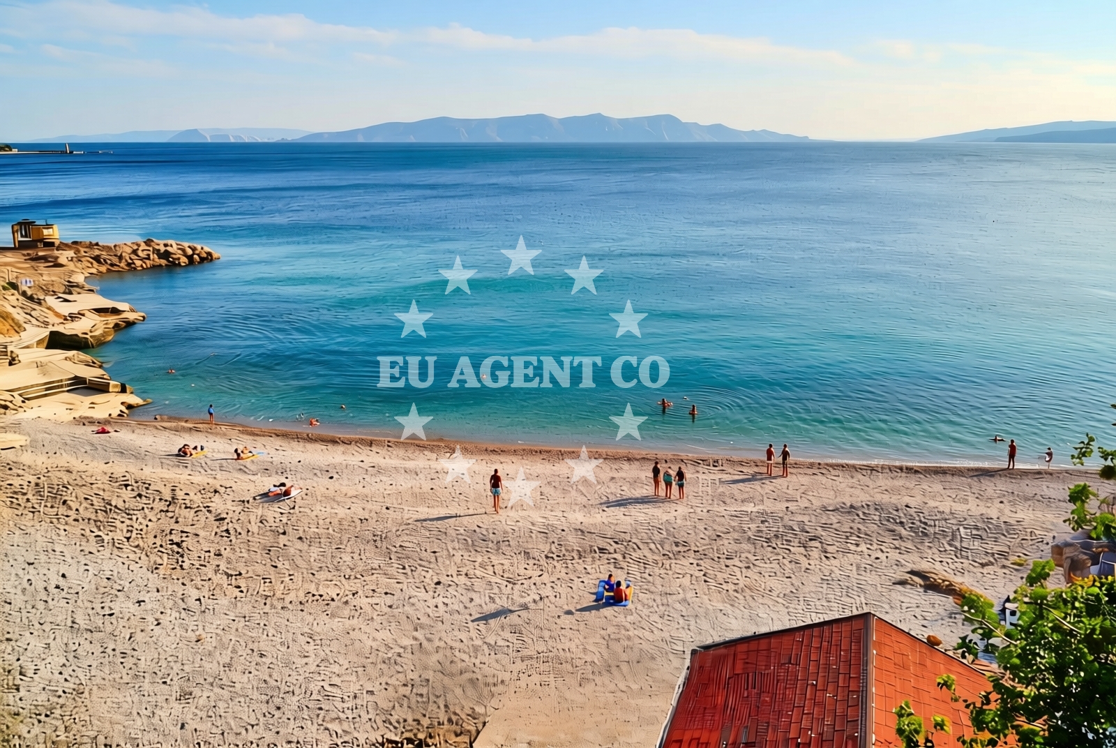 Additional view of Crikvenica beach in , Senj