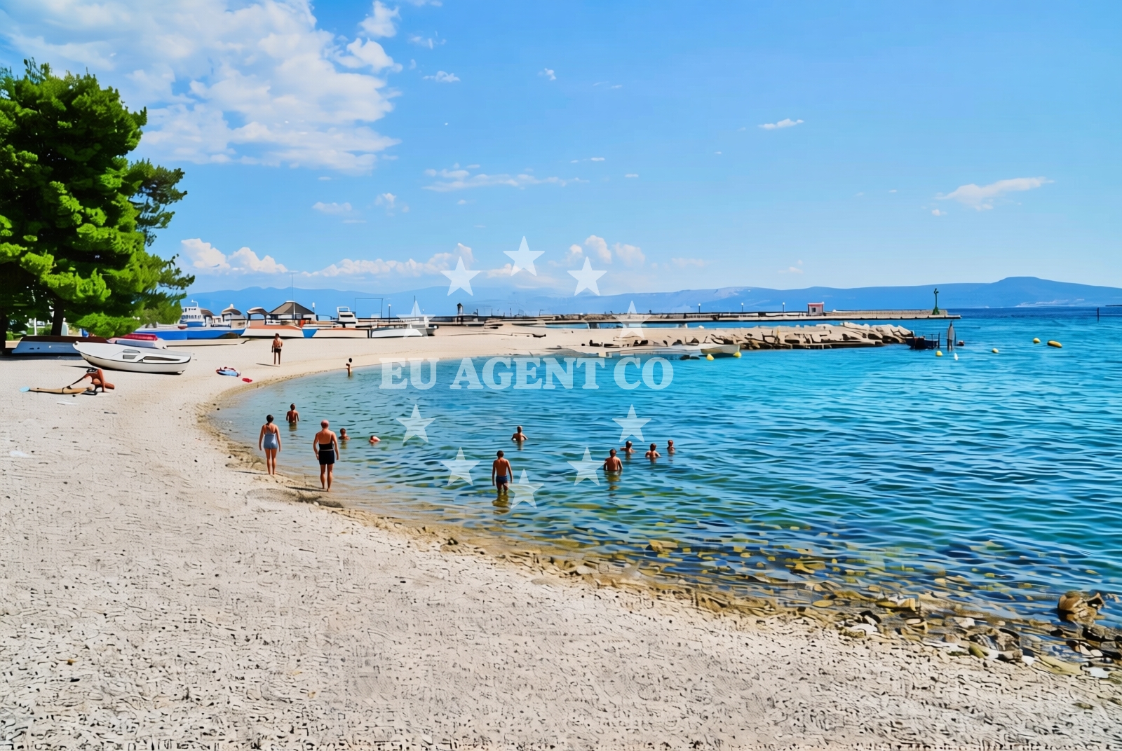 Overview of Crikvenica: beaches and coves (8) in Crikvenica