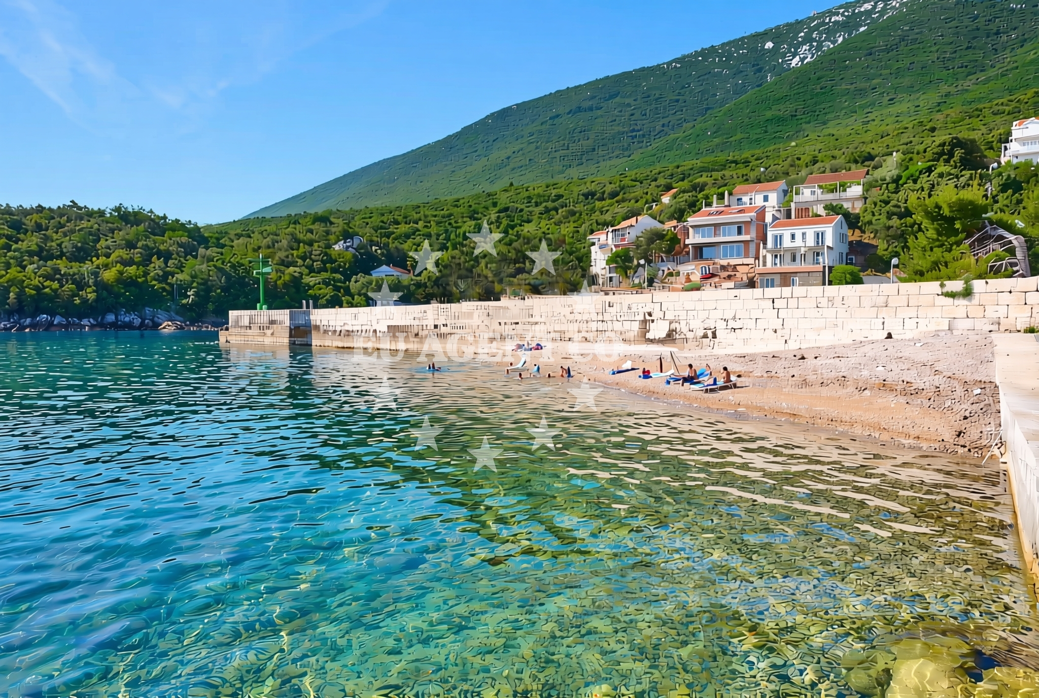 Overview of Crkvice sjever, Kuna Pelješka Beach in Crkvice sjever