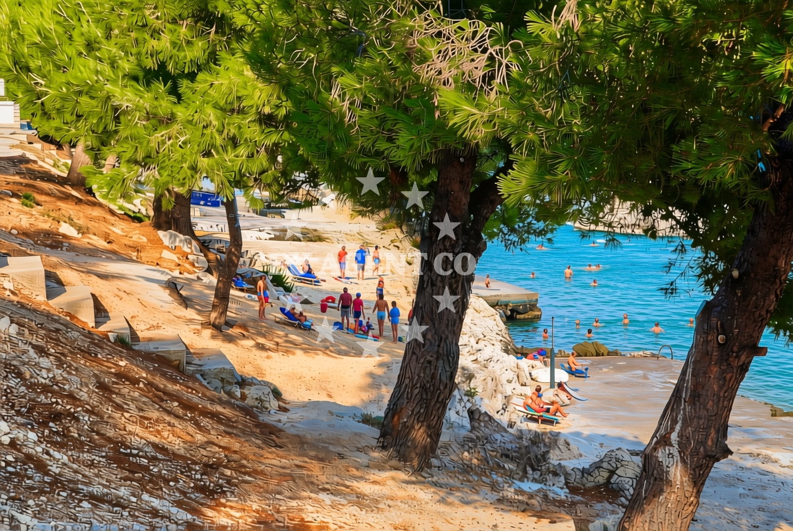 Additional view of Crljina, Rogoznica Beach in Crljina