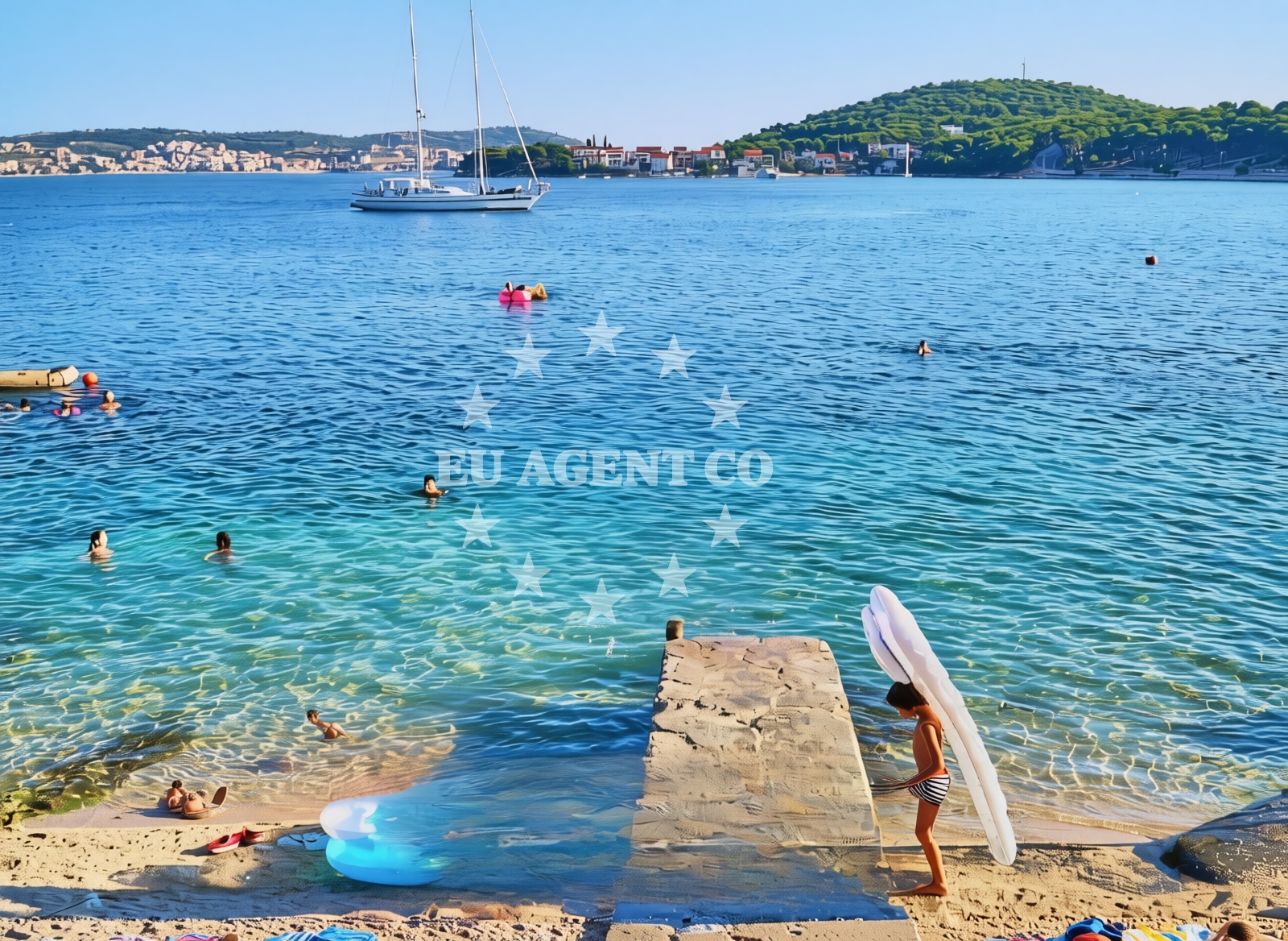 Additional view of Crljina, Rogoznica Beach in Crljina