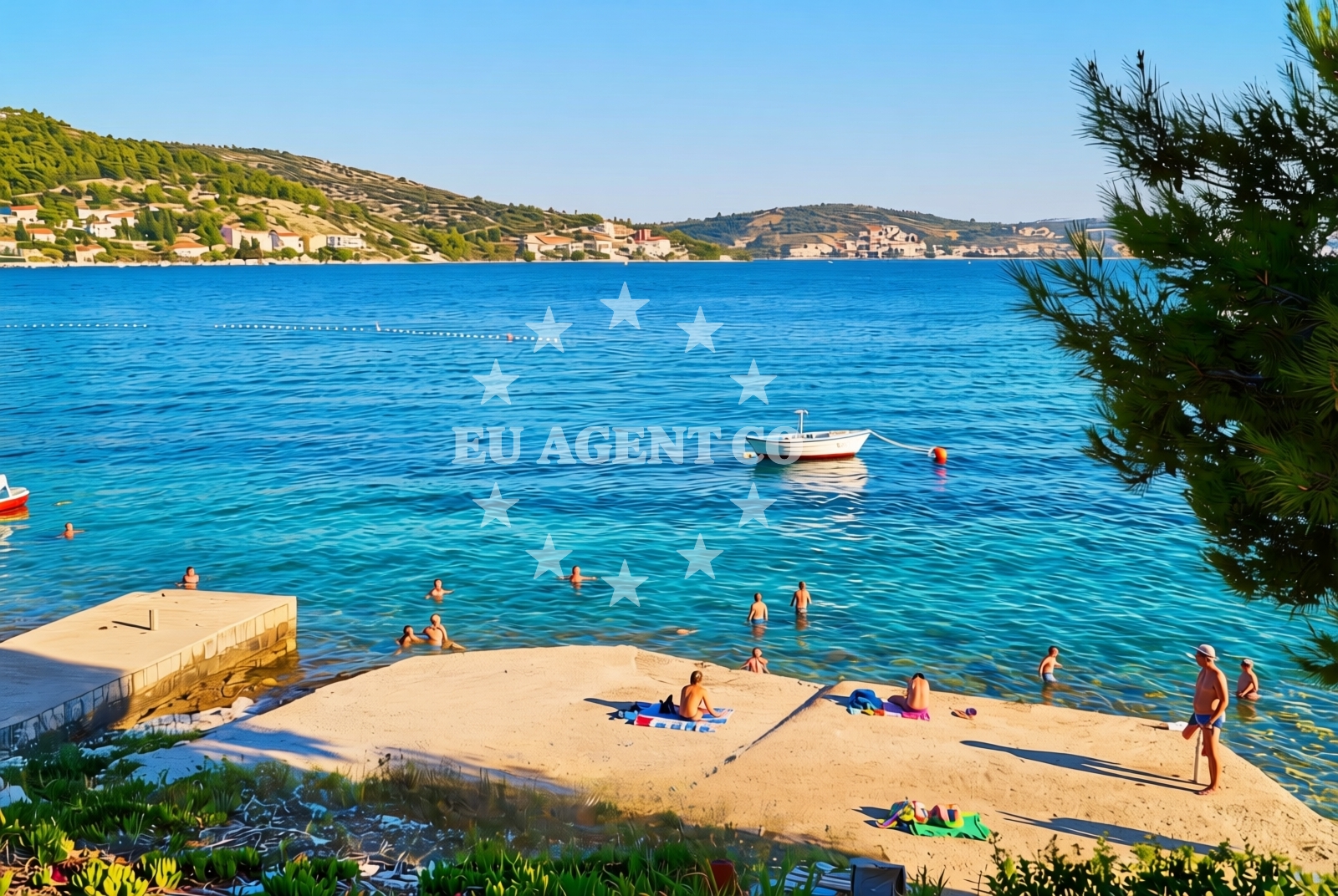 Additional view of Crljina, Rogoznica Beach in Crljina