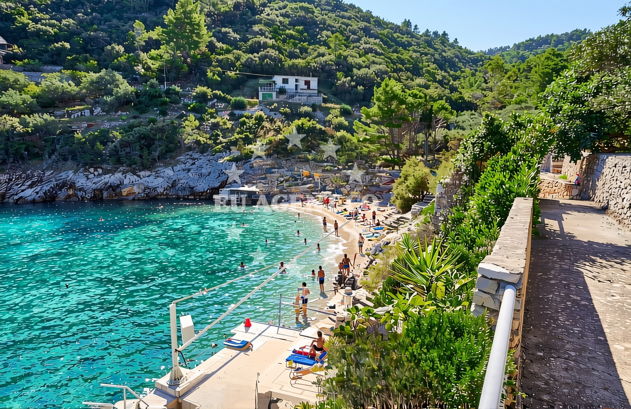 Additional view of Crna luka, Blato (Korčula) Beach in Crna luka
