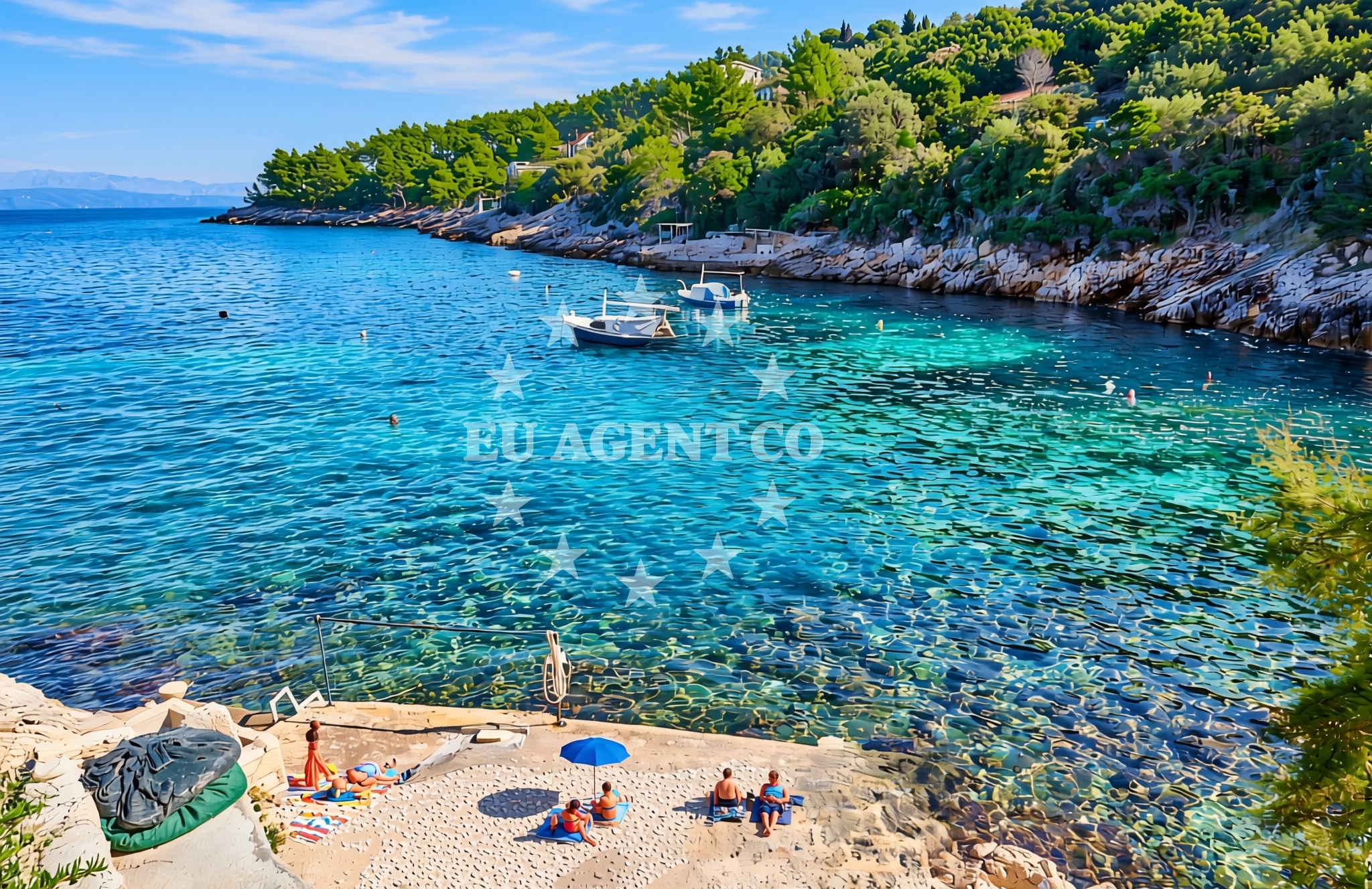Additional view of Crna luka, Blato (Korčula) Beach in Crna luka