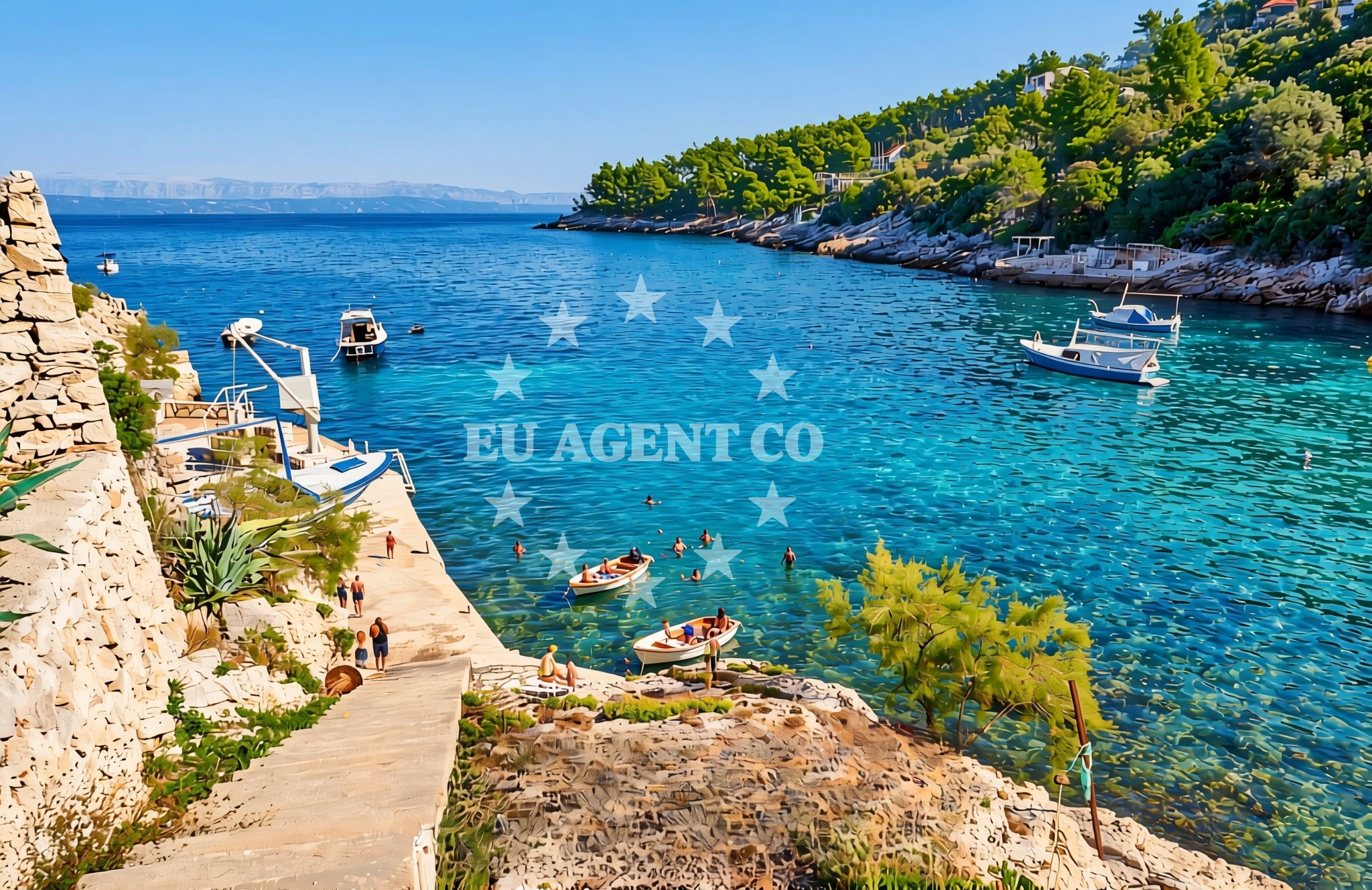 Additional view of Crna luka, Blato (Korčula) Beach in Crna luka