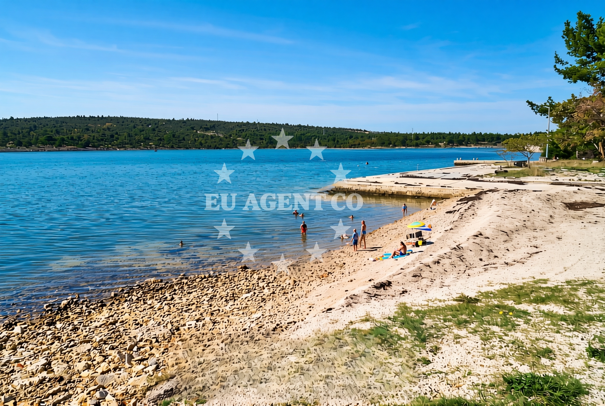 Additional view of Crna punta jug, Kruševo (Obrovac) Beach in Crna punta jug