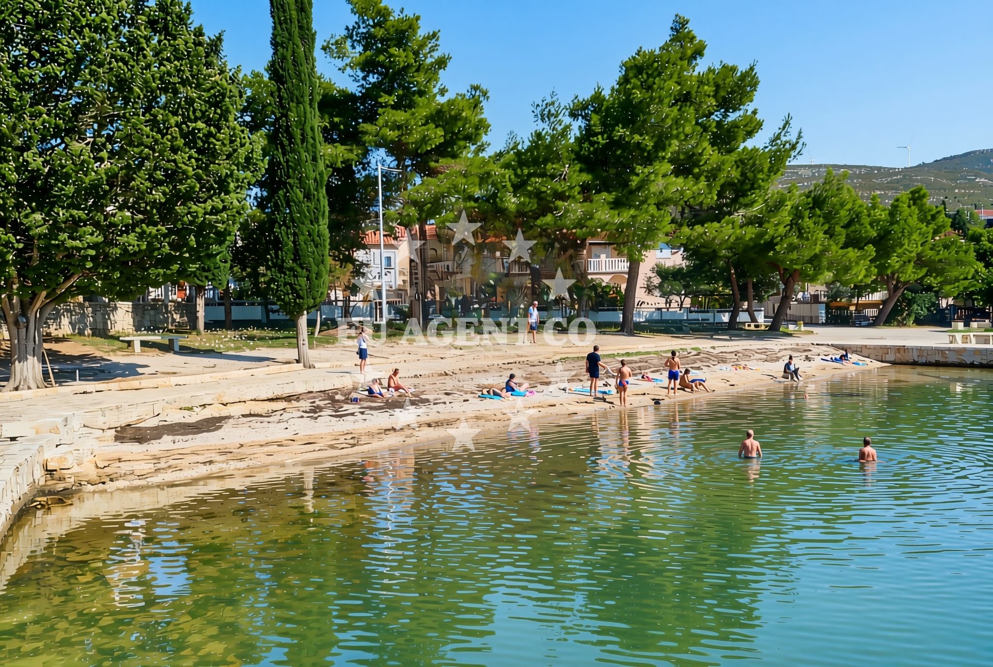 Additional view of Crna punta sredina, Kruševo (Obrovac) Beach in Crna punta sredina