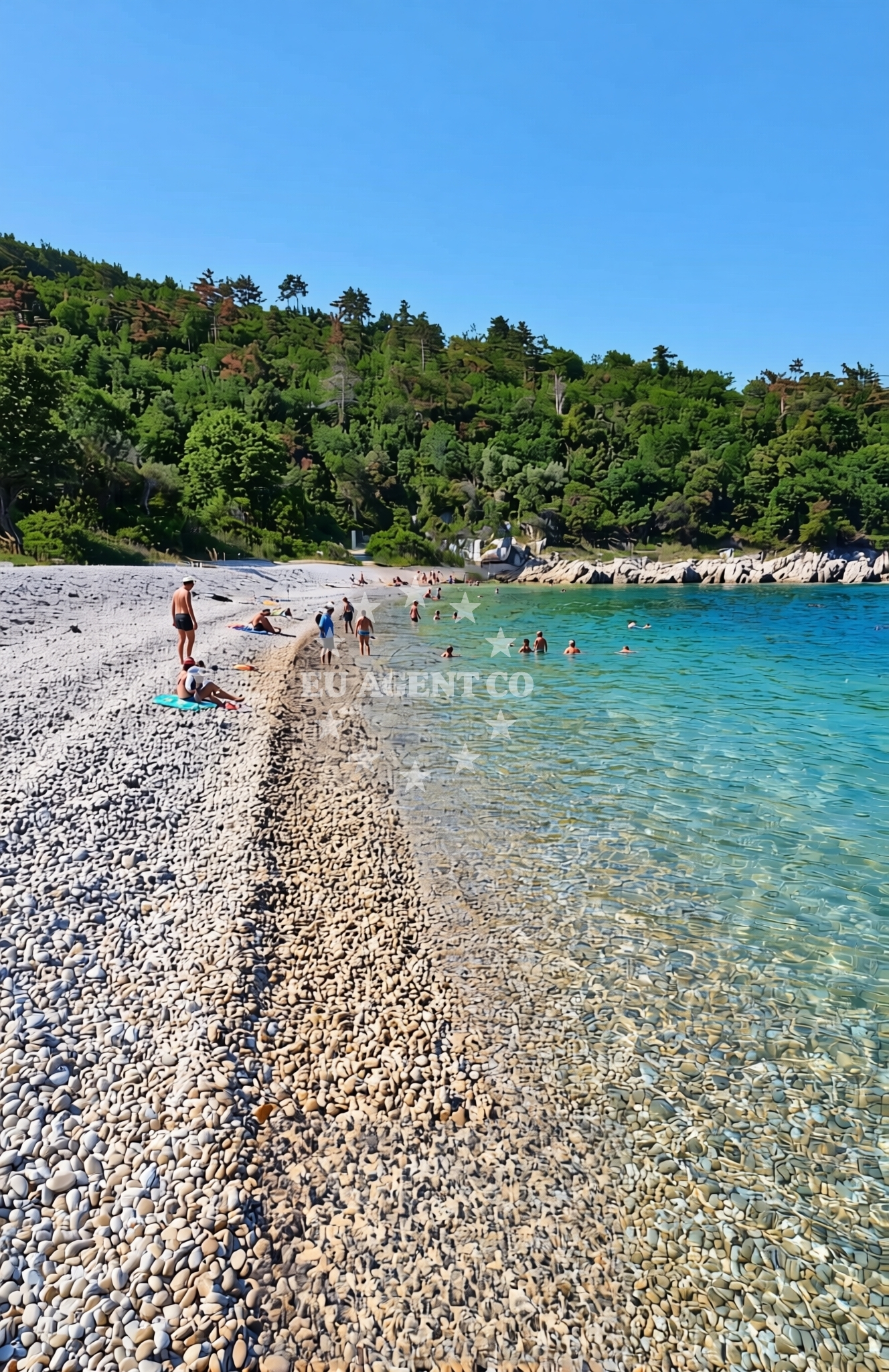 Additional view of Crni: beaches and coves (1) in Crni