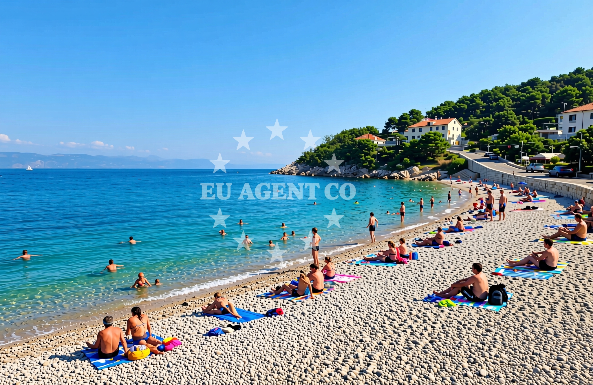Additional view of Crni: beaches and coves (1) in Crni