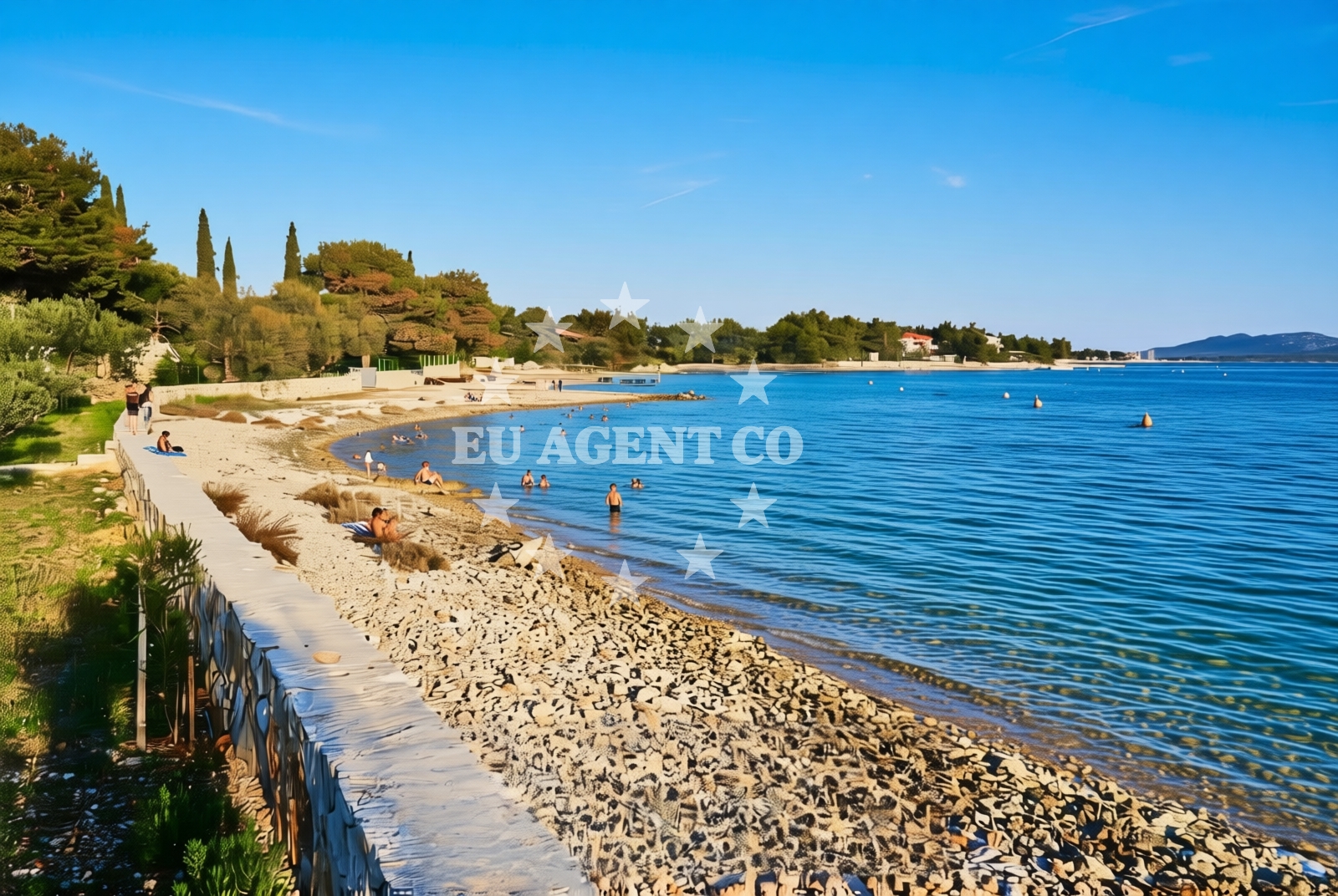 Overview of Crni krug, Pirovac Beach in Crni krug