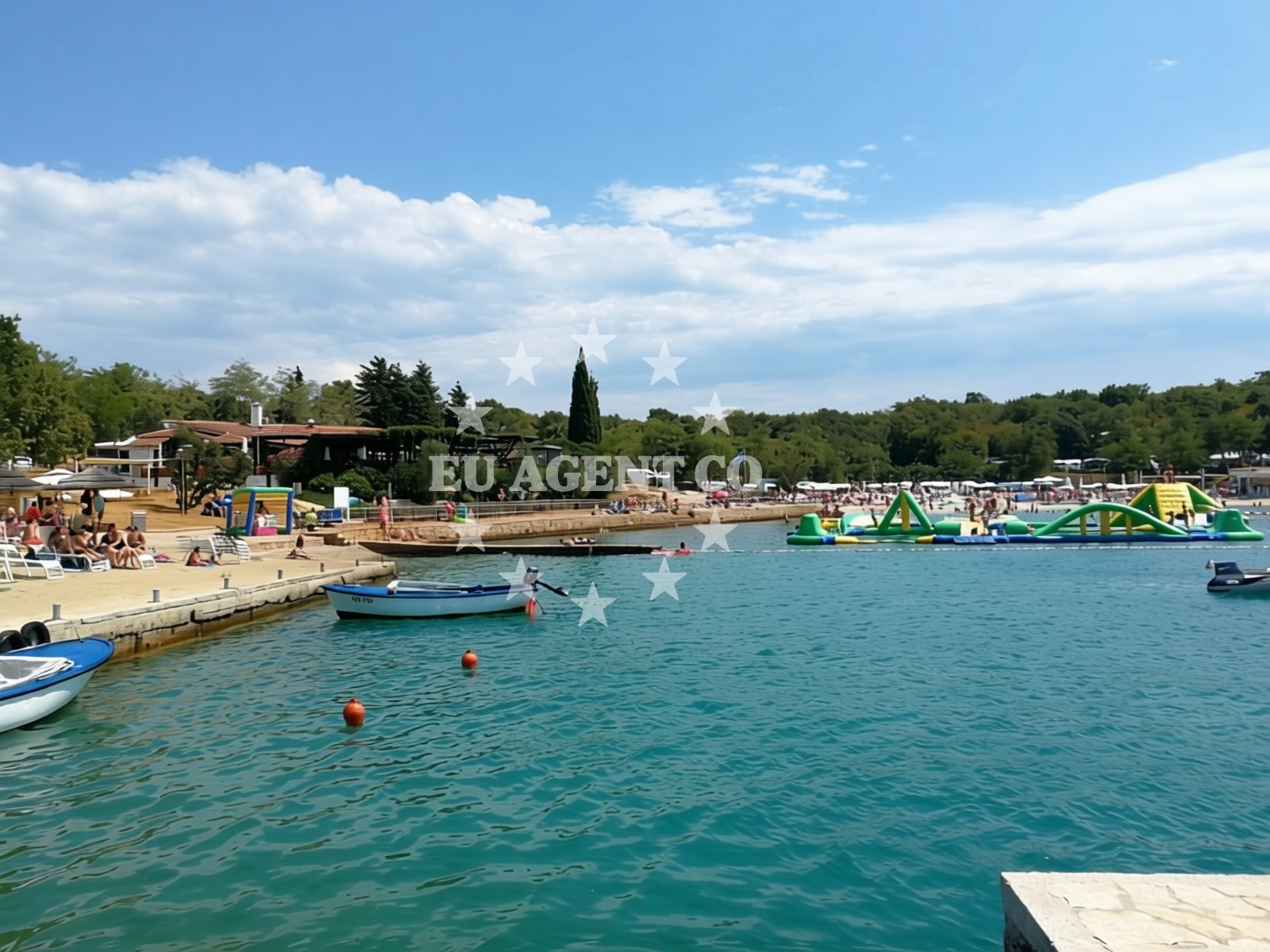 Additional view of Crnika beach in Lanterna 15, Poreč