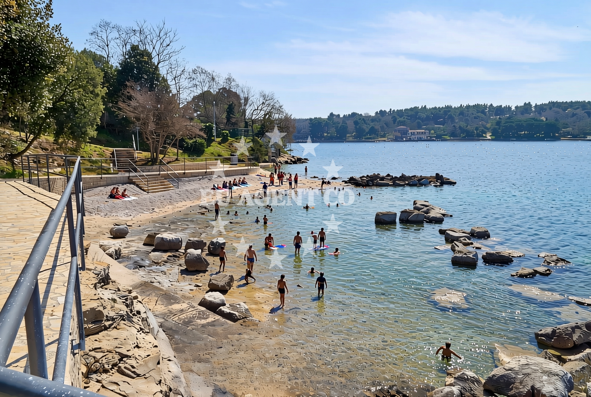 Additional view of Crnika beach in Lanterna 15, Poreč