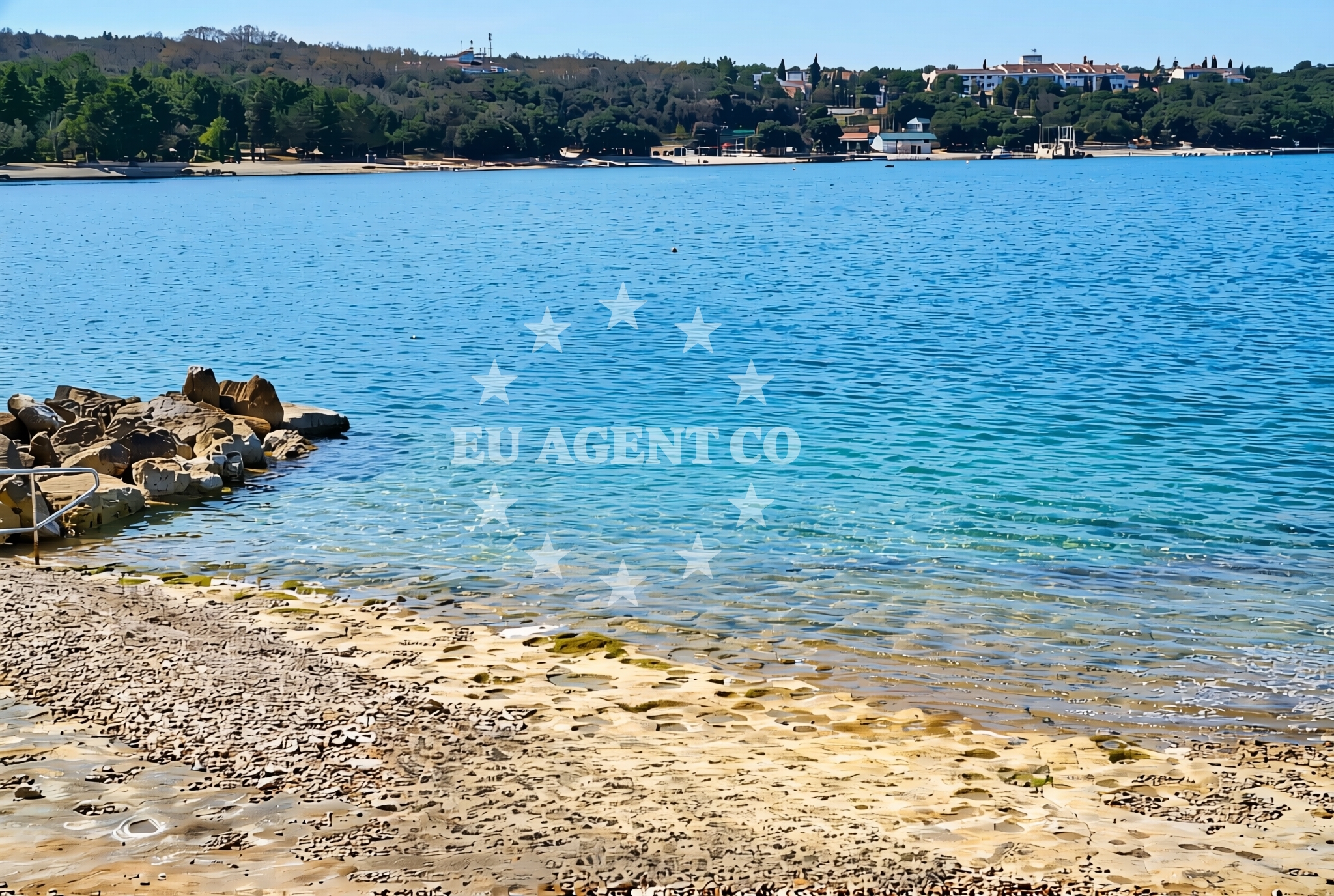 Additional view of Crnika beach in Lanterna 15, Poreč