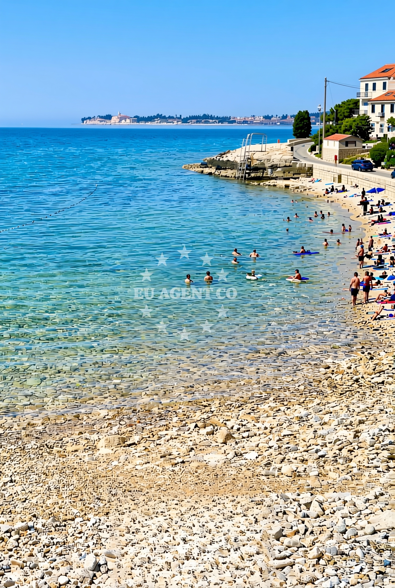 Additional view of Crnika beach in Lanterna 15, Poreč