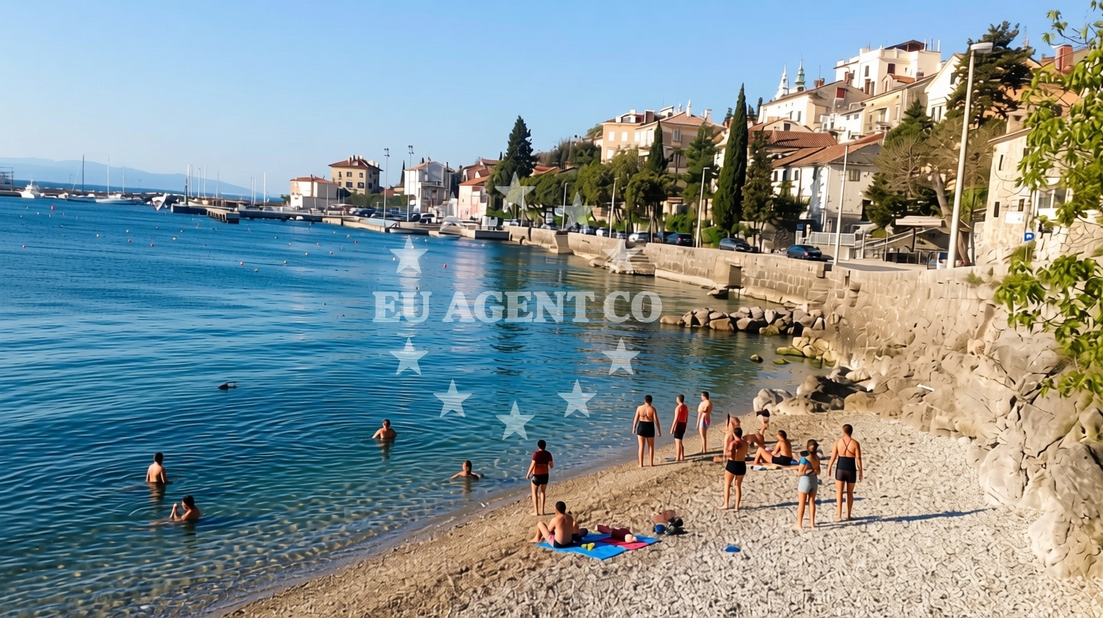 Additional view of Crnikovica beach in Andrije Mohorovičića 40, Opatija