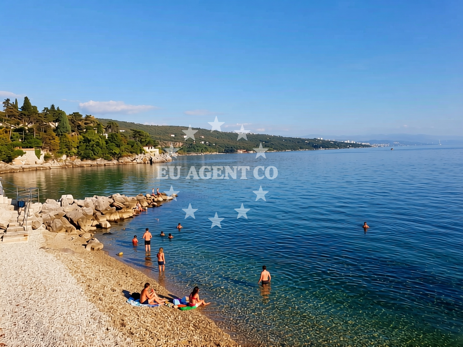 Additional view of Crnikovica beach in Andrije Mohorovičića 40, Opatija