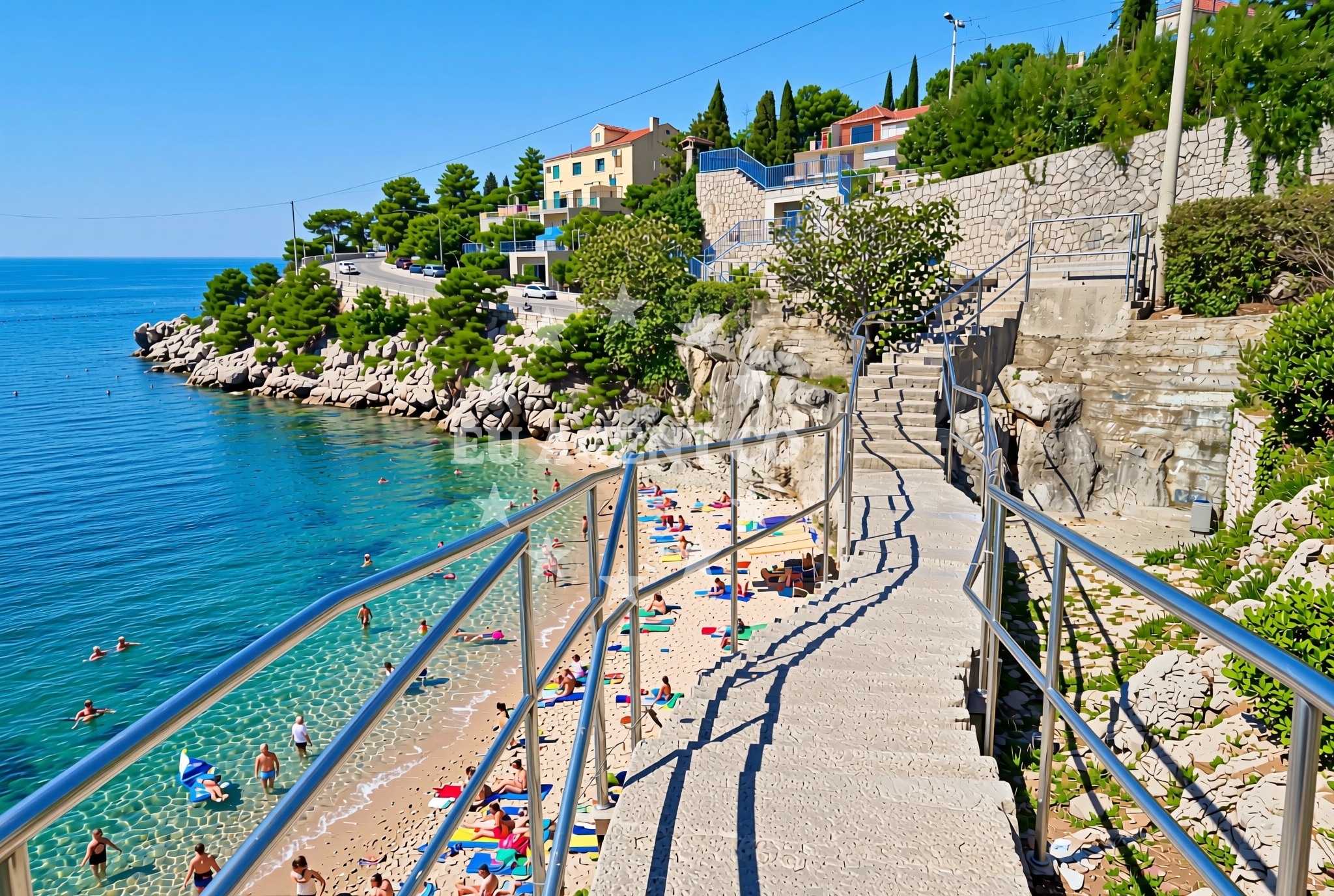 Additional view of Crnikovica beach in Andrije Mohorovičića 40, Opatija