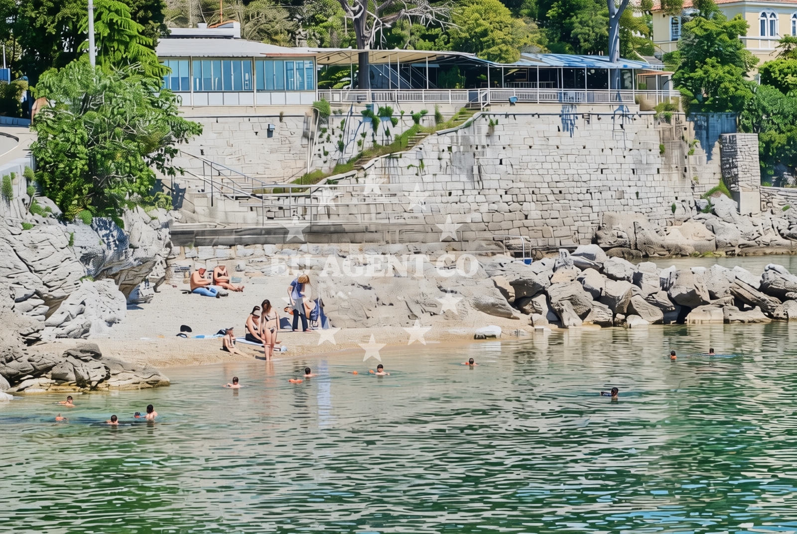 Additional view of Crnikovica beach in Andrije Mohorovičića 40, Opatija