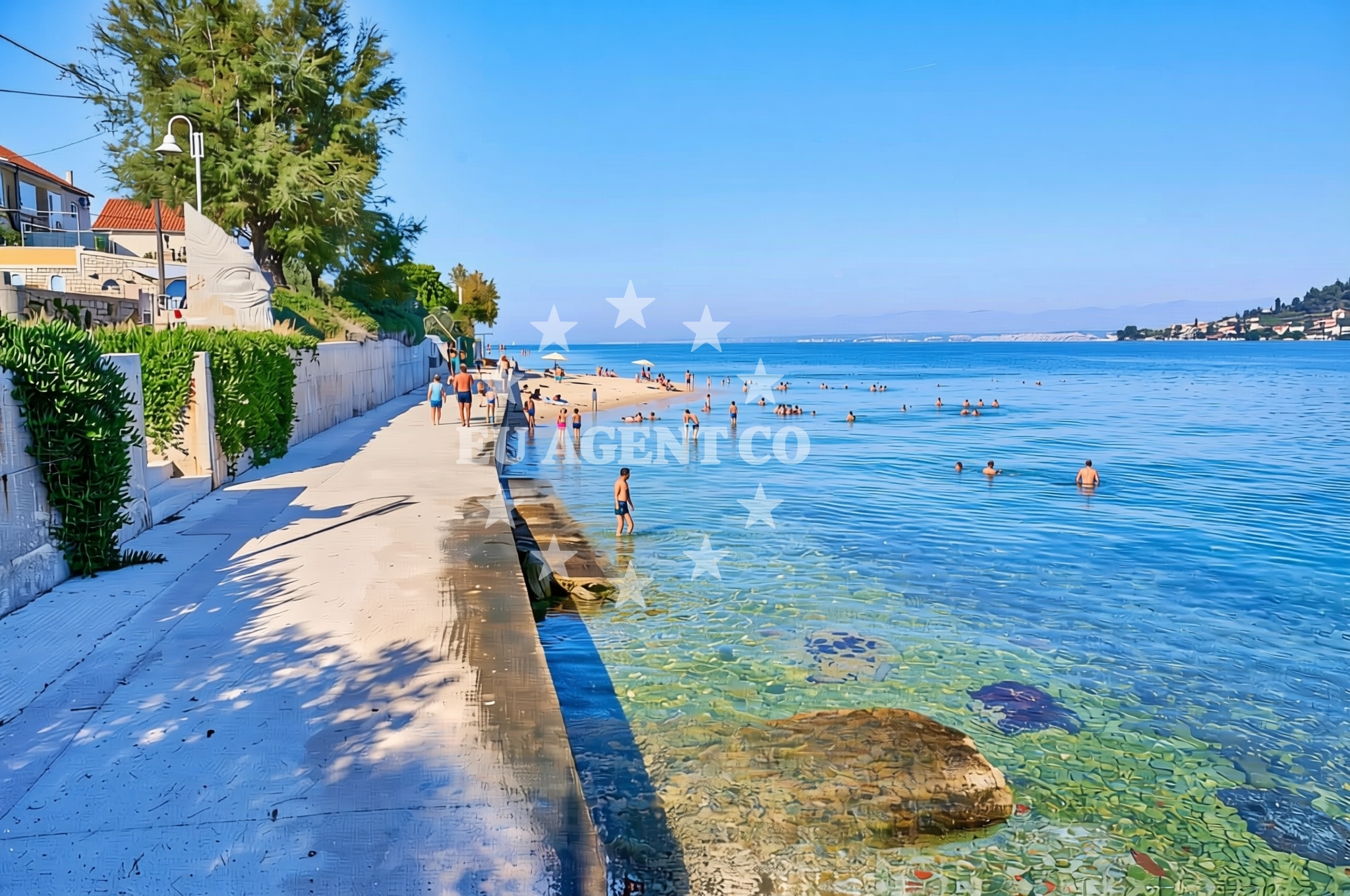 Additional view of Croatia beach in Zanatska 11, Kali