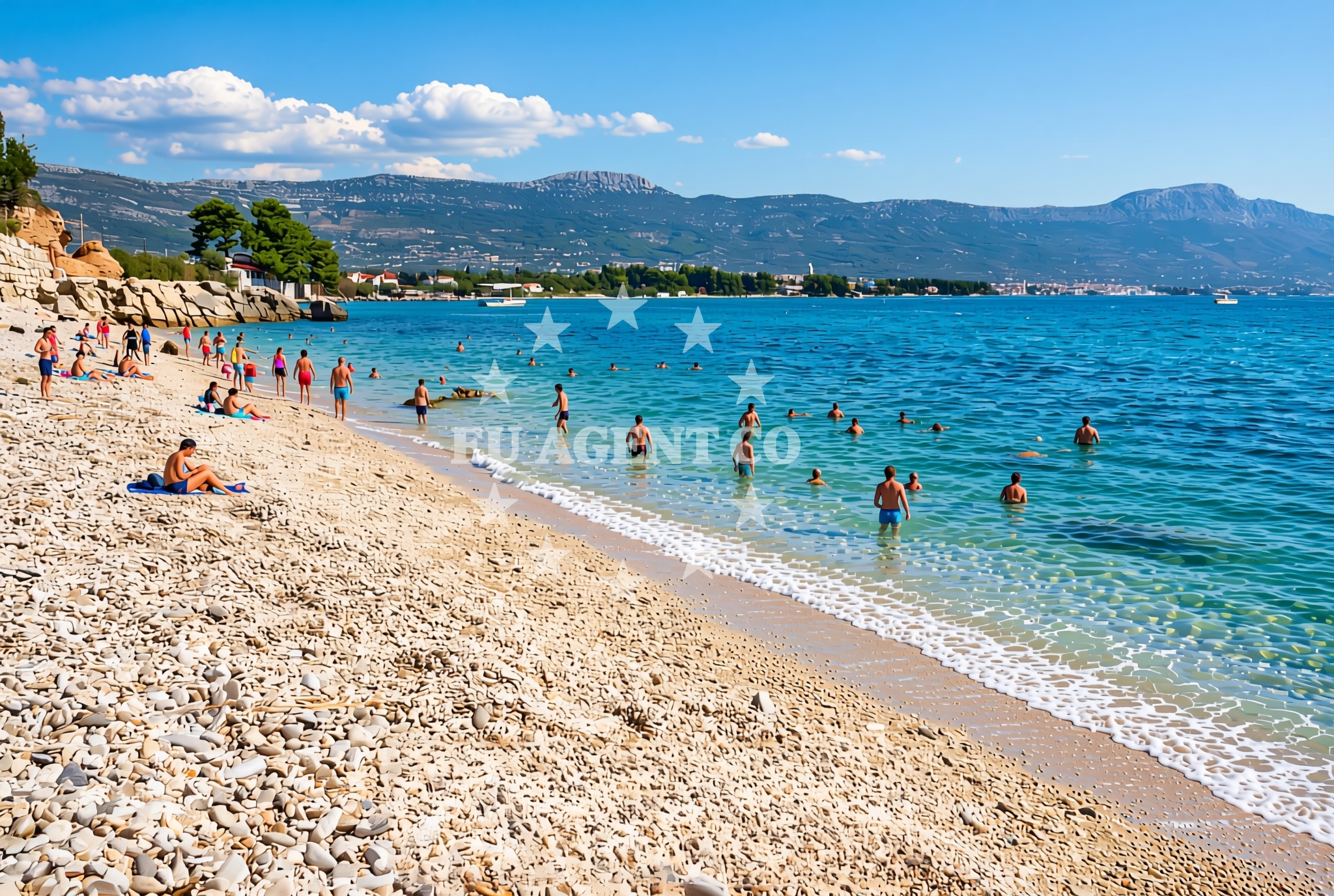 Additional view of Crvena zemlja, Kaštel Štafilić Beach in Crvena zemlja