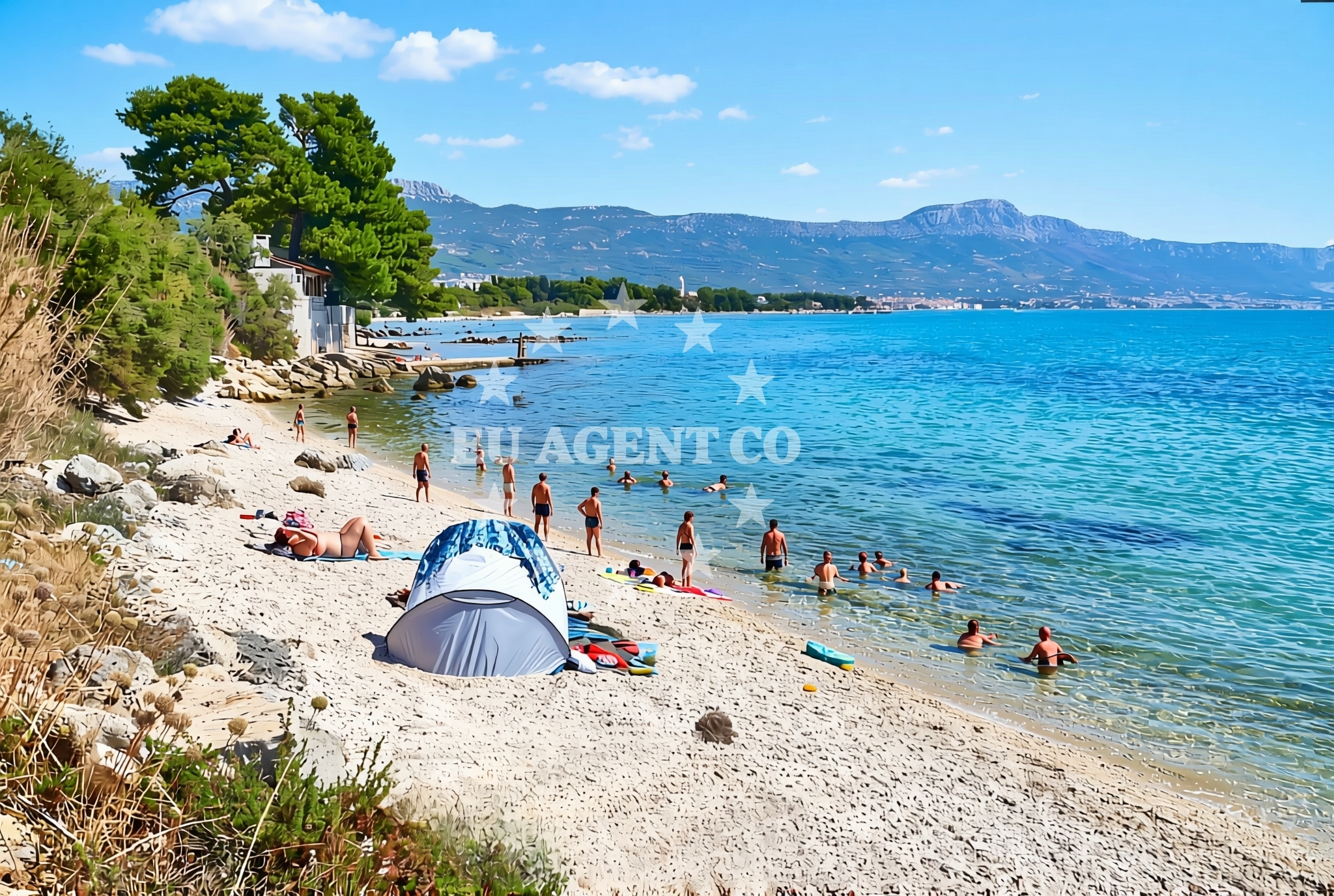Additional view of Crvena zemlja, Kaštel Štafilić Beach in Crvena zemlja