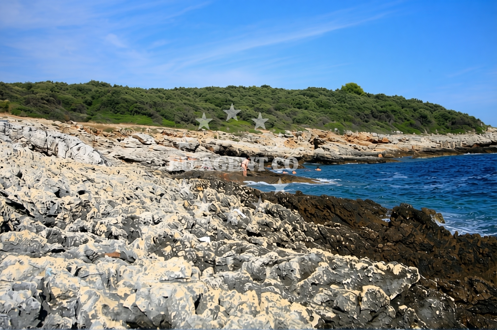 Additional view of Crvene Stijene FKK Beach in Volme 174d, Banjole