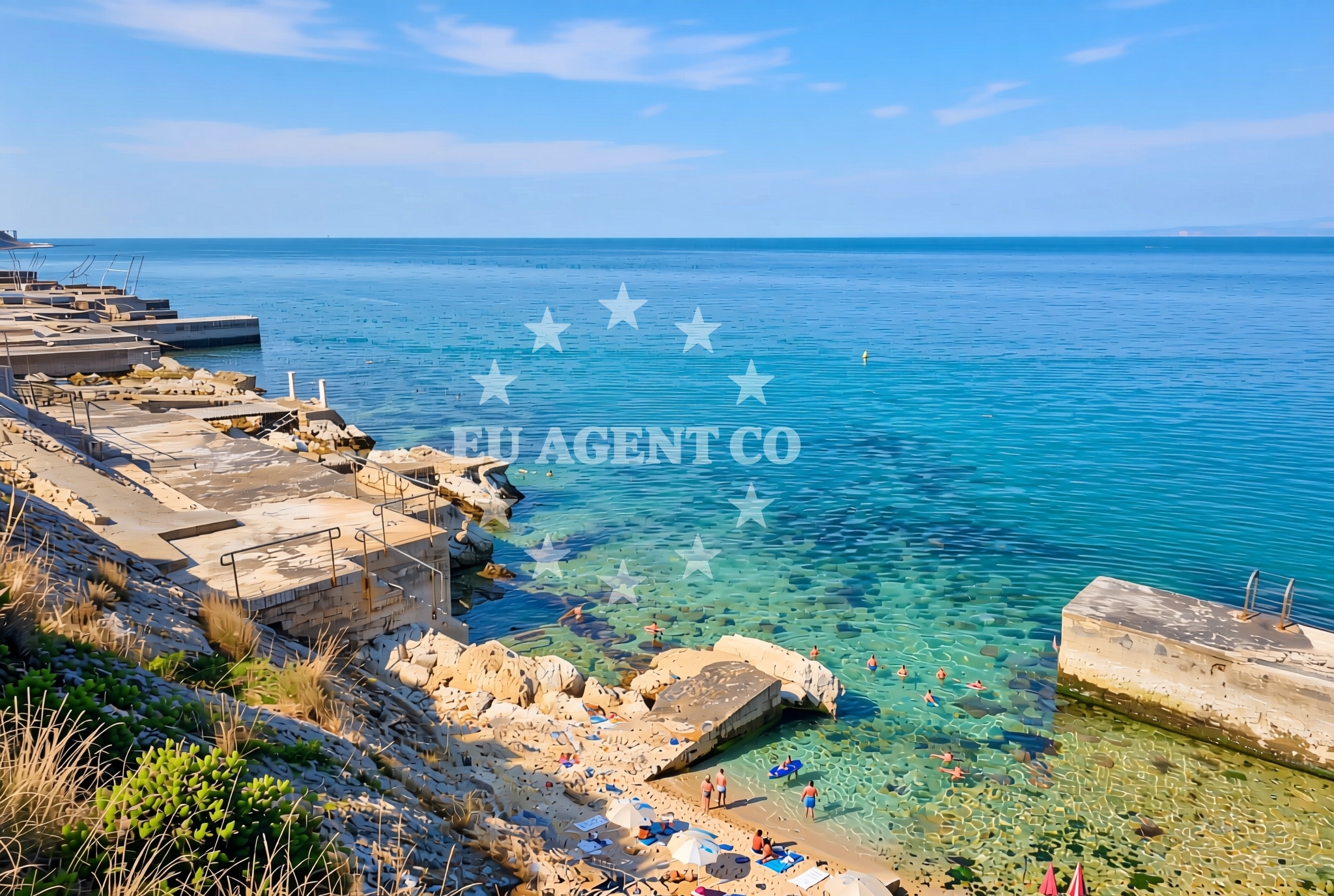 Additional view of Crveni Vrh beach in Riva Istok 160A, Crveni Vrh