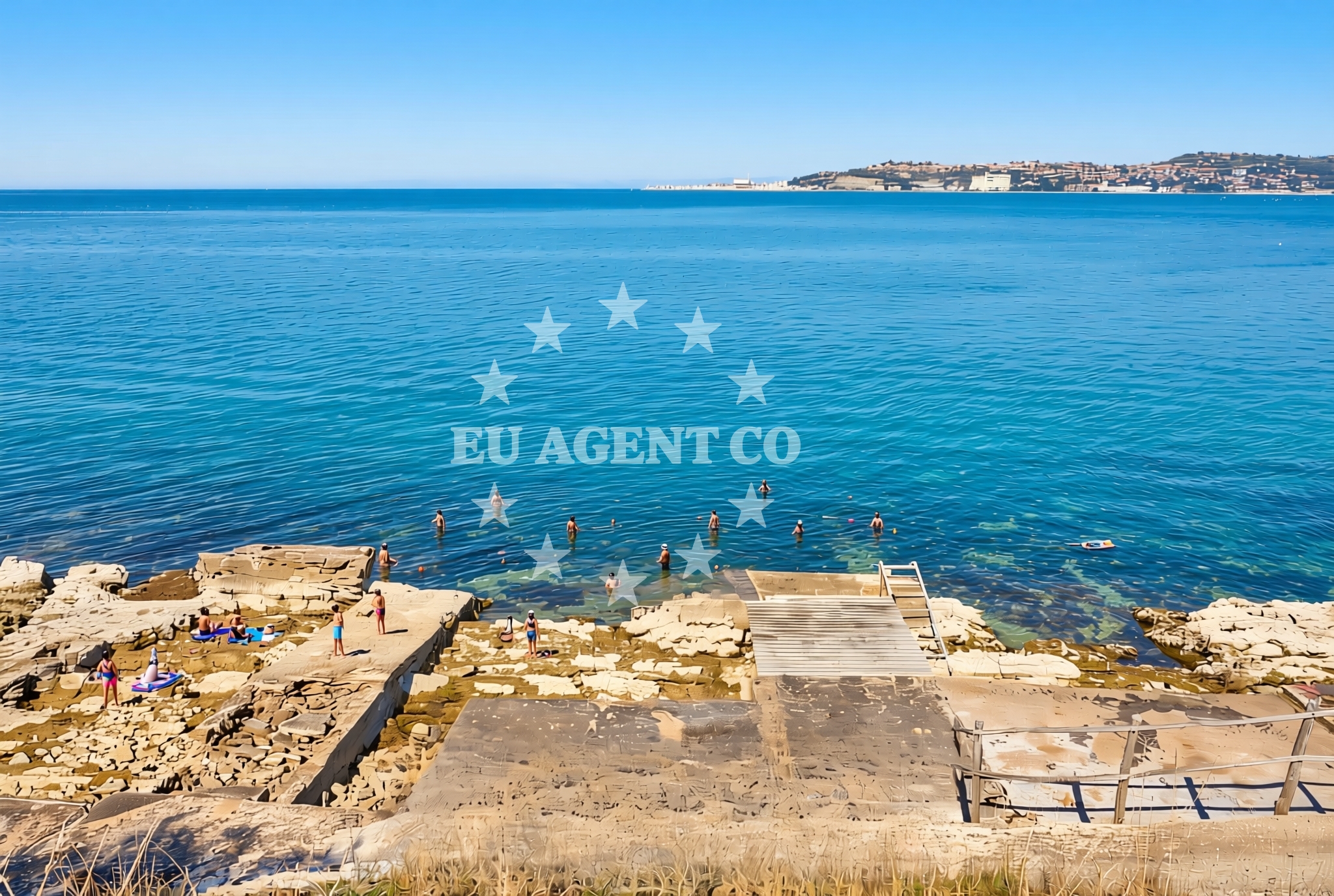 Additional view of Crveni Vrh beach in Riva Istok 160A, Crveni Vrh