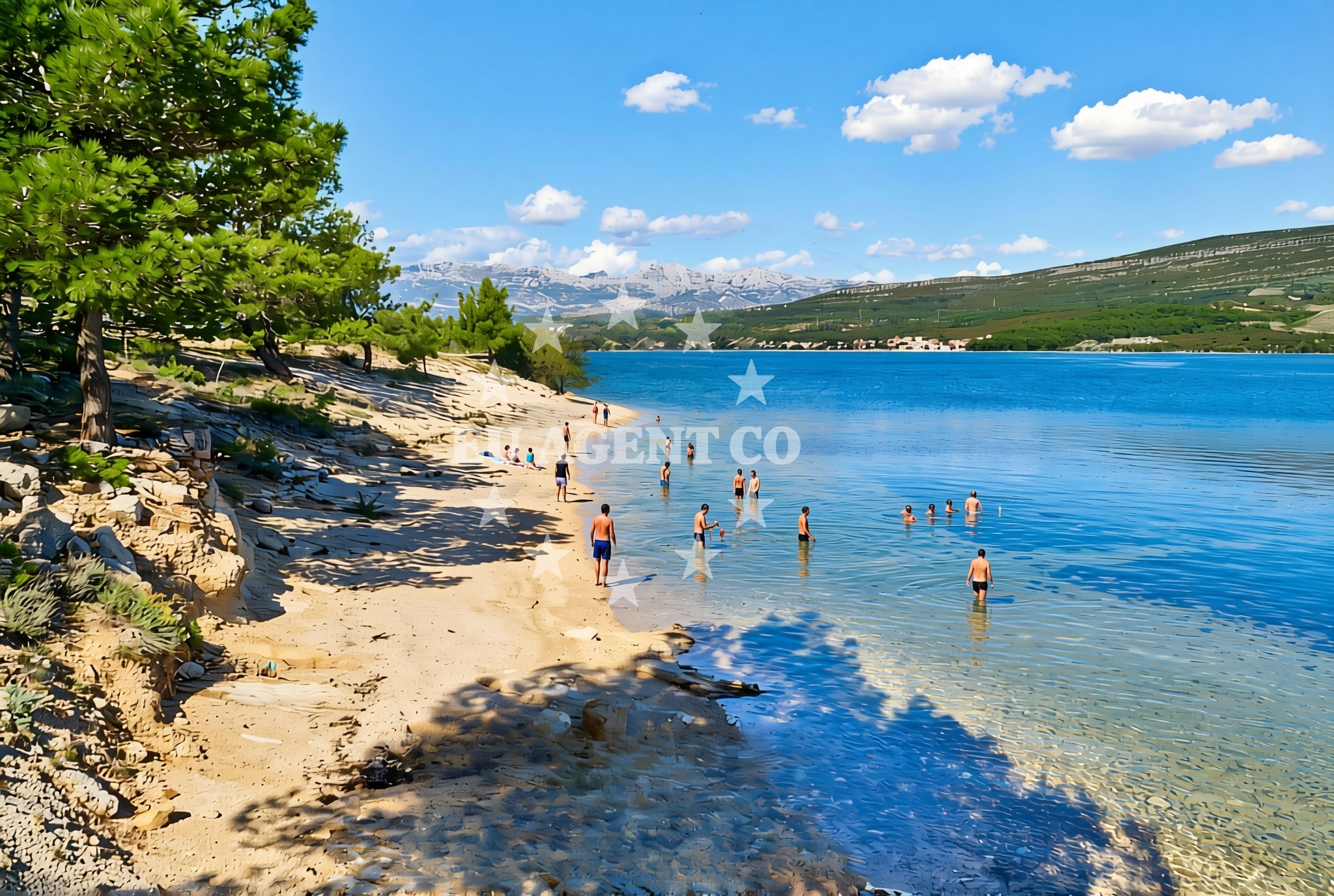 Additional view of Ćuskijaš jug, Pridraga Beach in Ćuskijaš jug