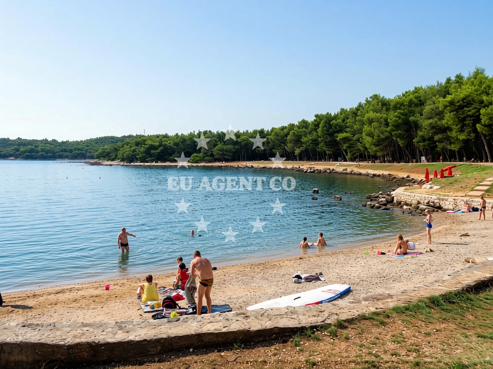 Additional view of Cuvi beach in 54 ulica Centener, Rovinj