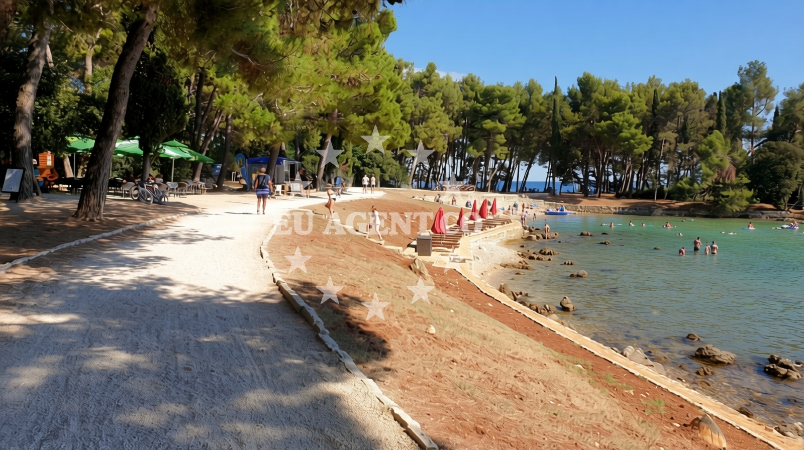 Additional view of Cuvi beach in 54 ulica Centener, Rovinj