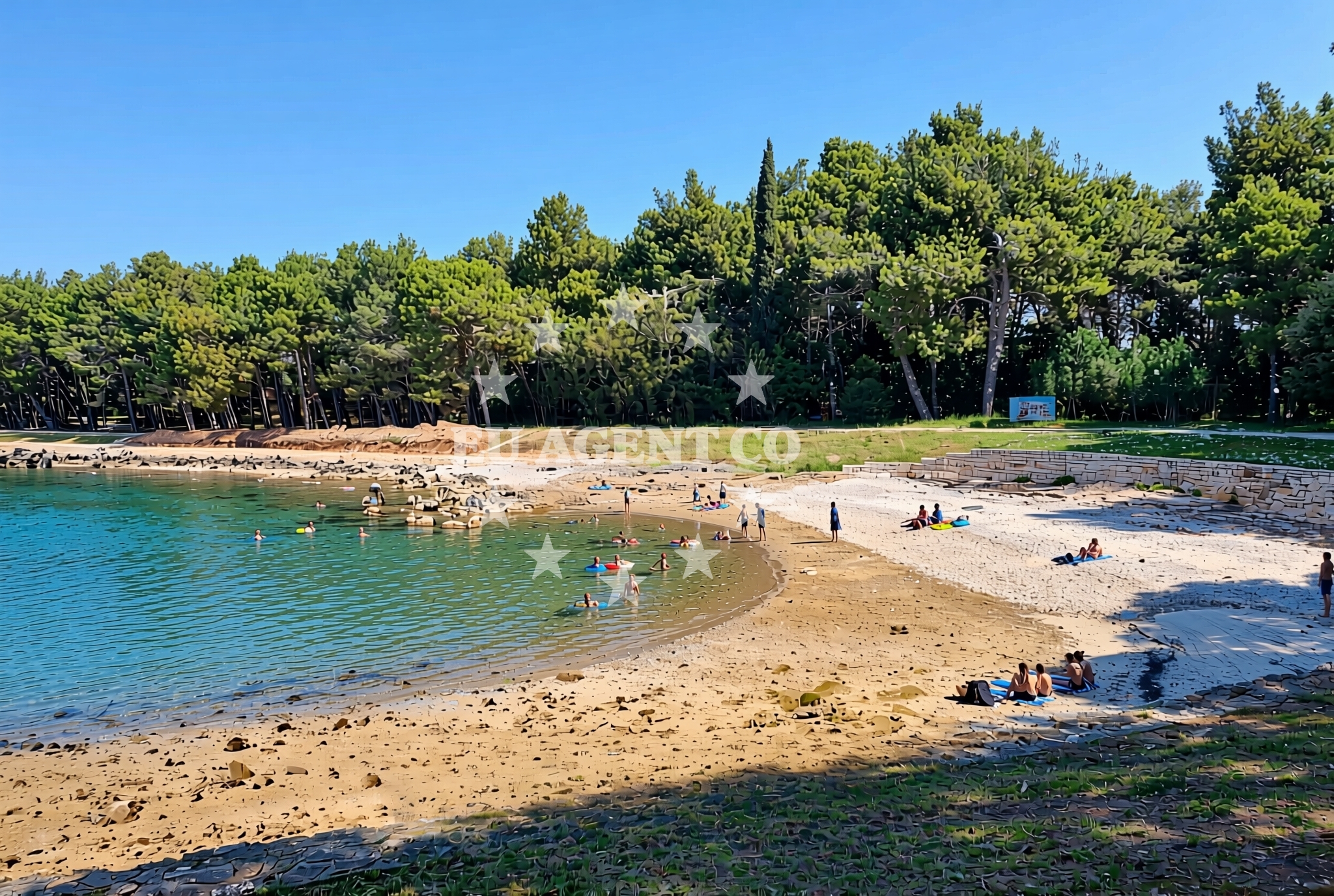 Additional view of Cuvi beach in 54 ulica Centener, Rovinj