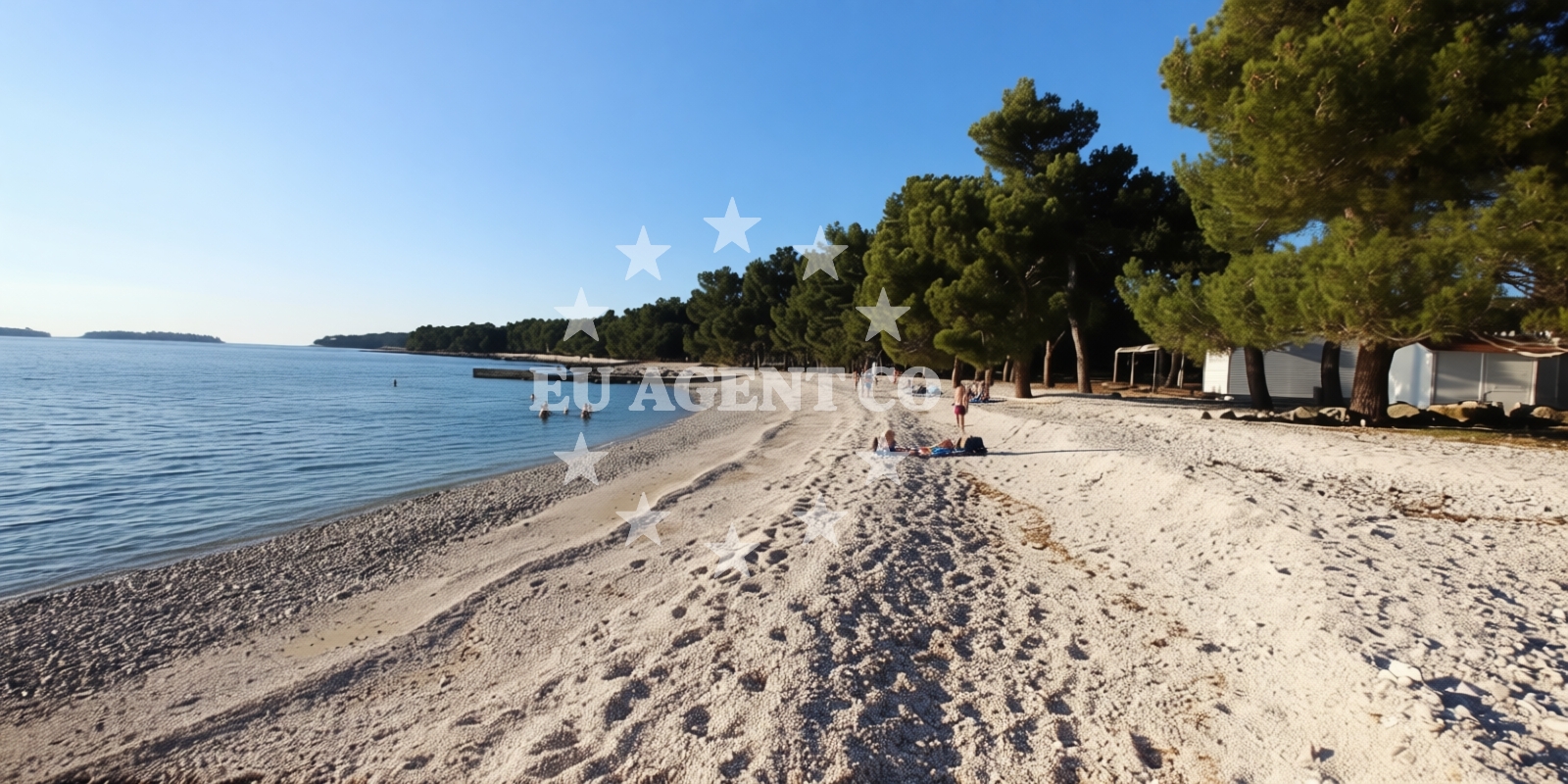 Overview of Cuvi beach II in Matka Brajše Rašana 12, Rovinj
