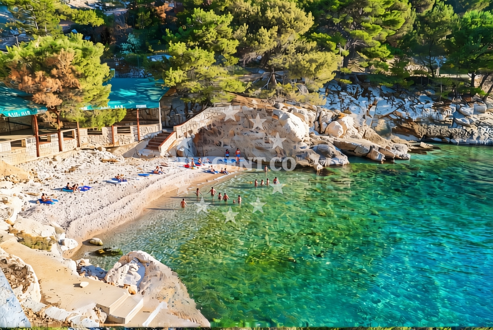 Additional view of Dagna beach in 14 Ulica Tina Ujevića, Primošten