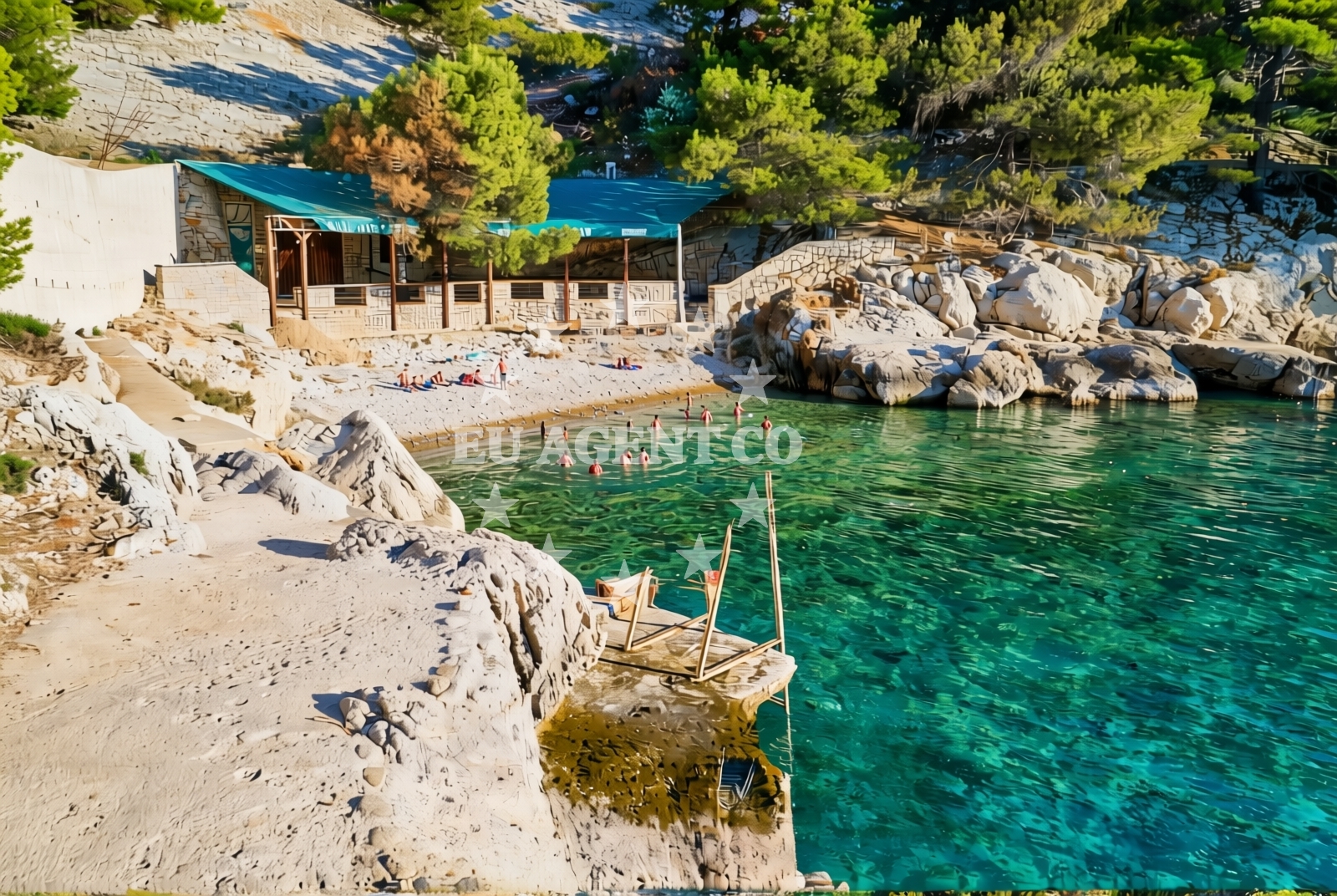 Additional view of Dagna beach in 14 Ulica Tina Ujevića, Primošten